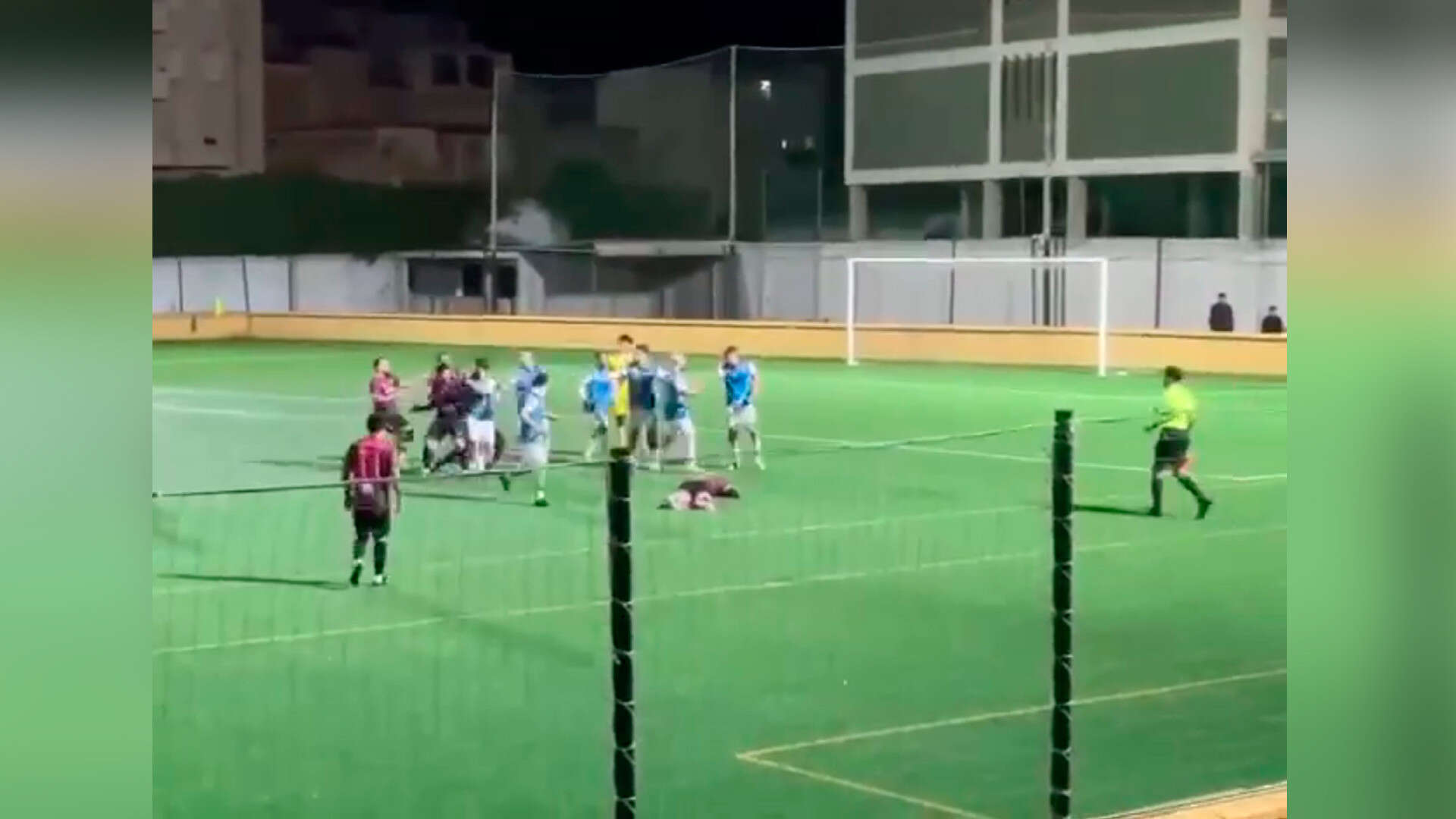 Dos jugadores de fútbol, hospitalizados en Ceuta tras una pelea con la que se dio por acabado el partido