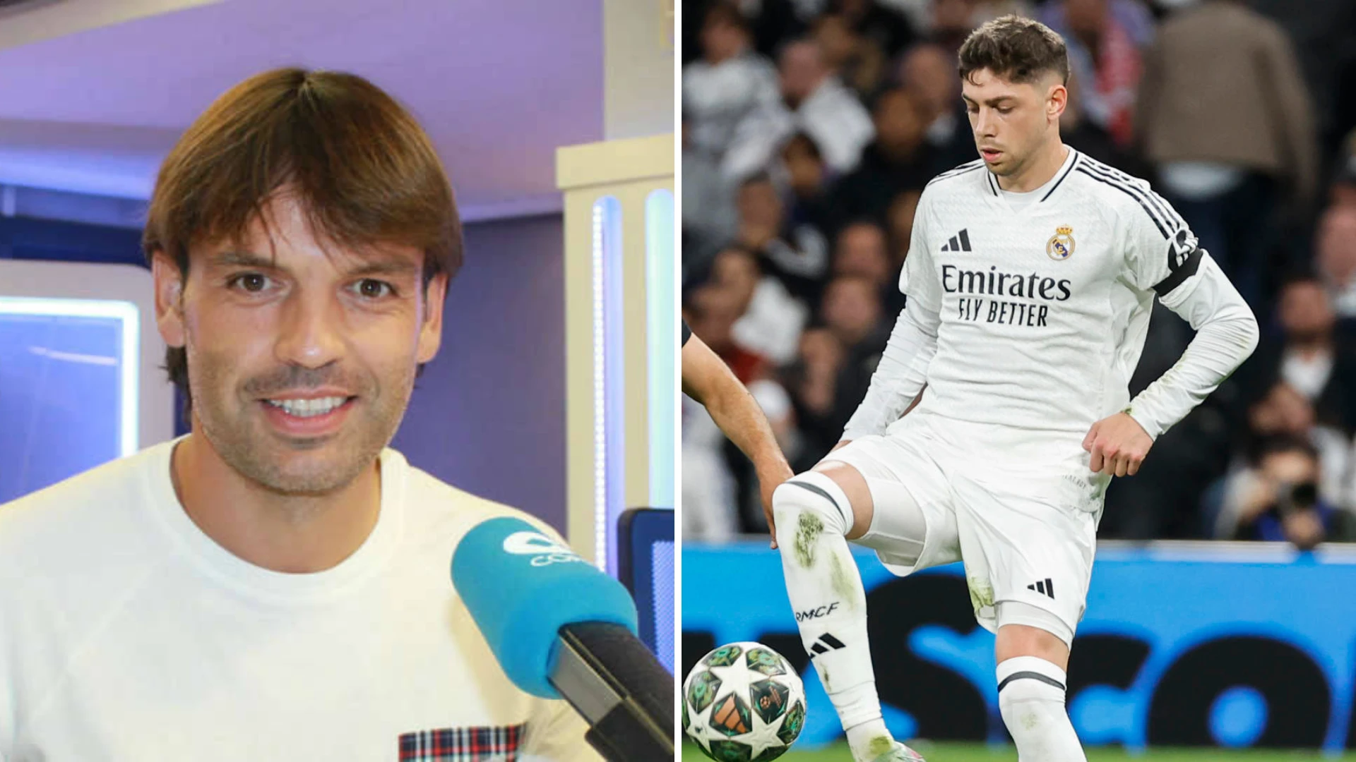 Fernando Morientes señala dónde ve a Fede Valverde en el esquema de Xabi Alonso: 
