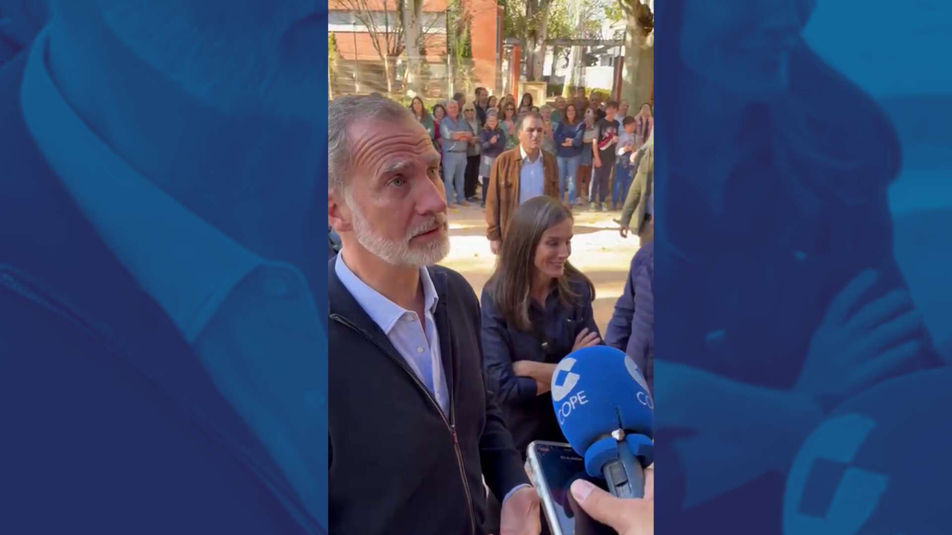 Las palabras de los Reyes a COPE en su visita a Chiva: “El caso es que lleguen las ayudas, es cuando se siente que el Estado está presente”