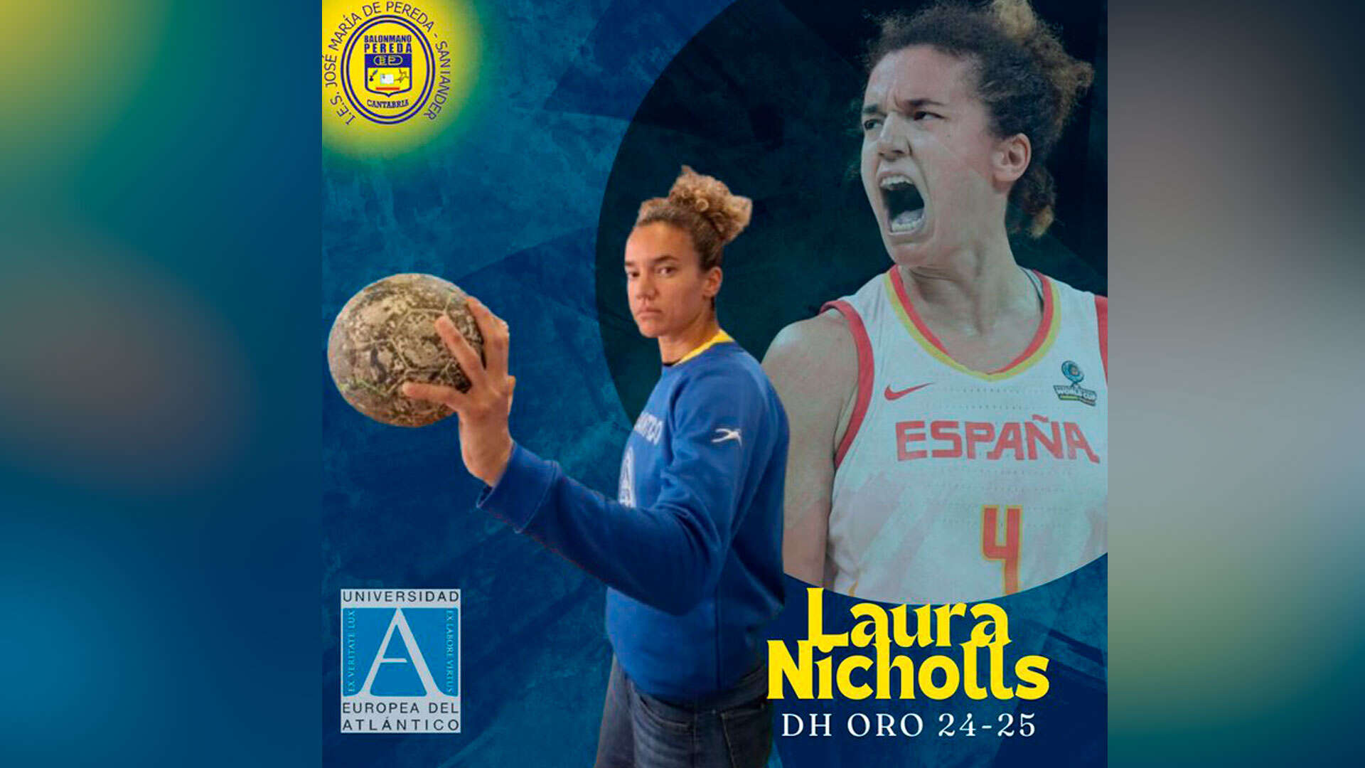 Laura Nicholls, una medallista en baloncesto que se pasa al balonmano