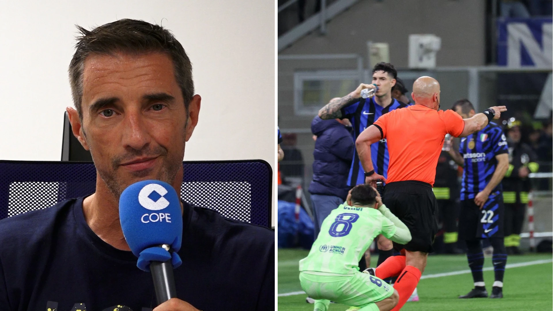Joseba Larrañaga estalla por las quejas del Barça sobre los árbitros y Marciniak: 