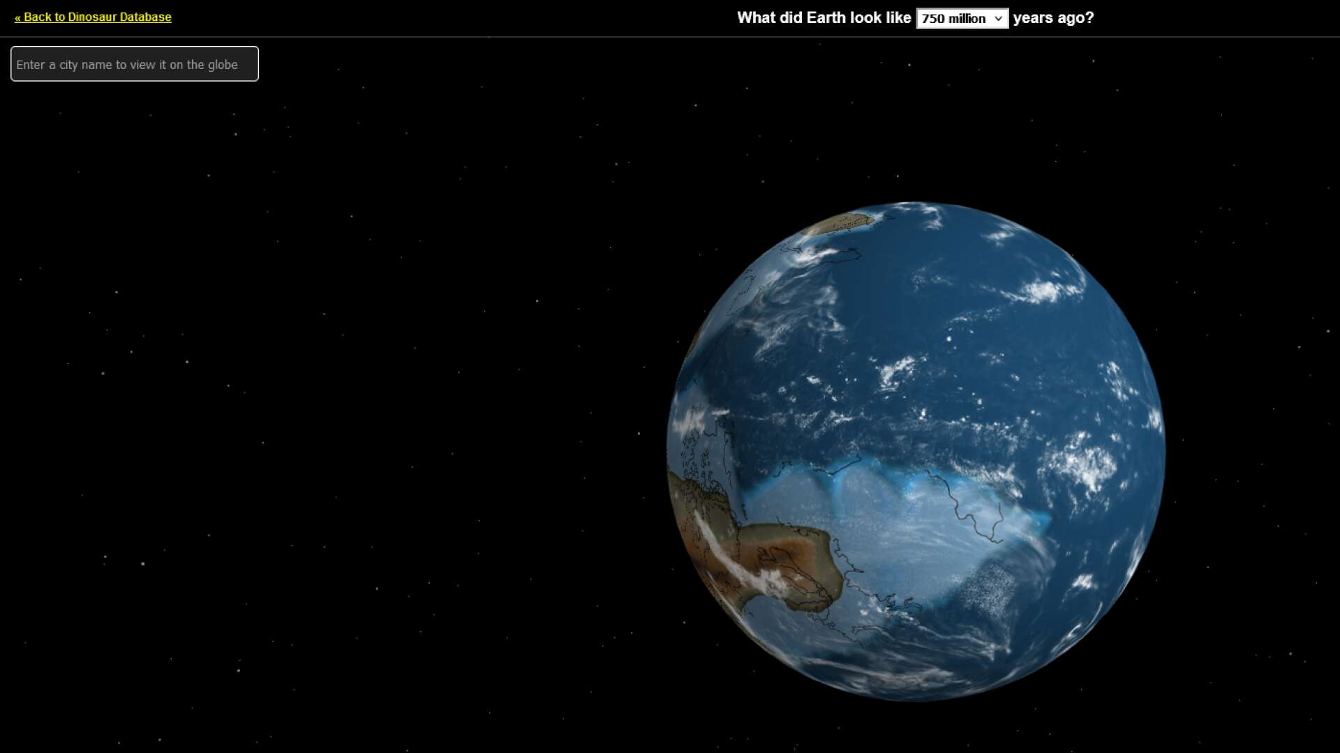 Ancient Earth: el Google Maps de la prehistoria con el que descubrirás como era tu ciudad hace 750 millones de años