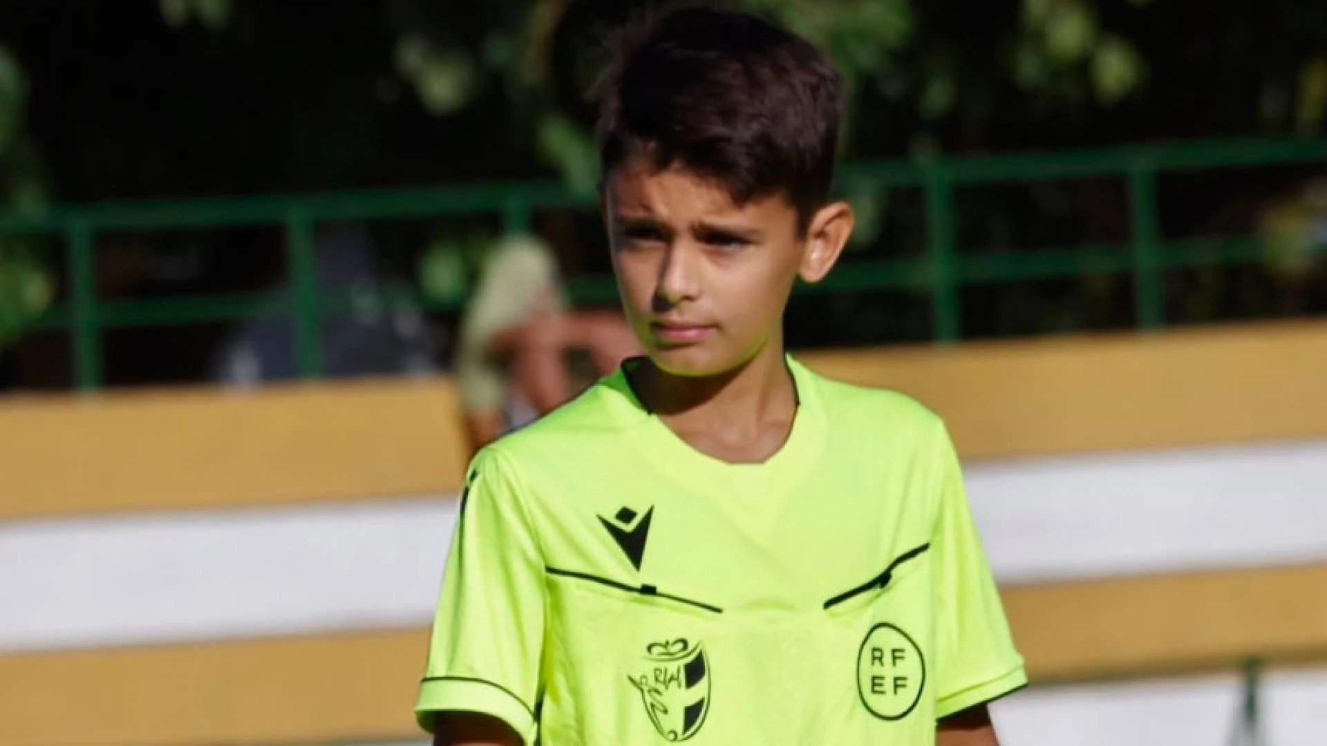 La preciosa historia de Joel Delgado, el niño árbitro de 13 años: 