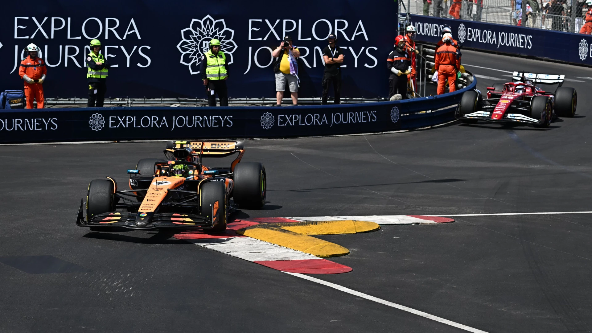 Norris se lleva una emocionante carrera por delante de Leclerc y Piastri