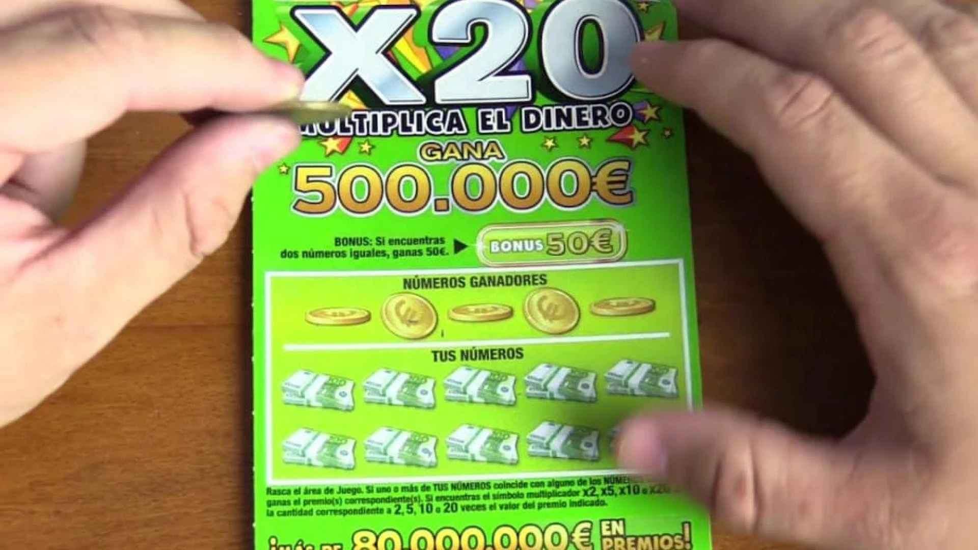 Le toca un 'Rasca y gana' y al canjear el premio se lleva una sorpresa: 