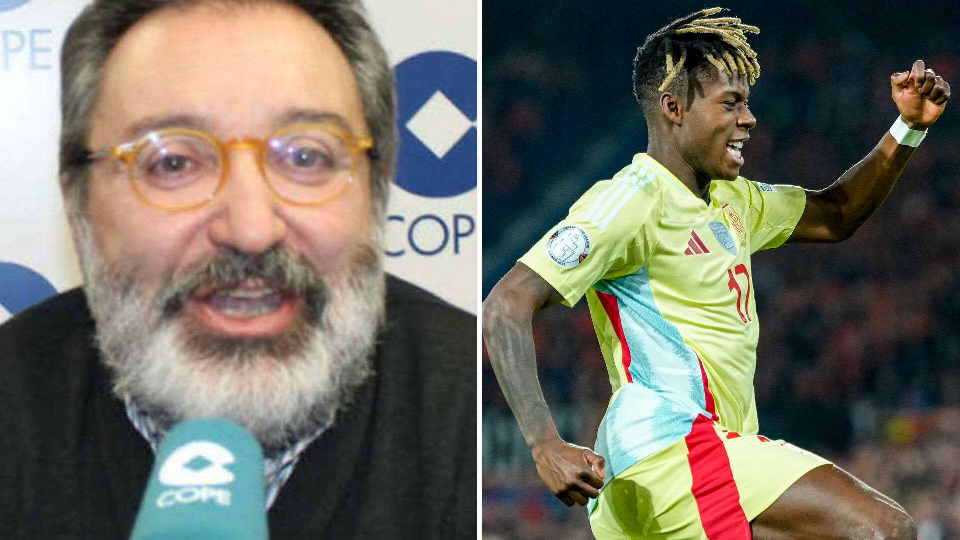 Emilio Pérez de Rozas manda un aviso a Nico Williams tras sus polémicas palabras sobre Países Bajos: 