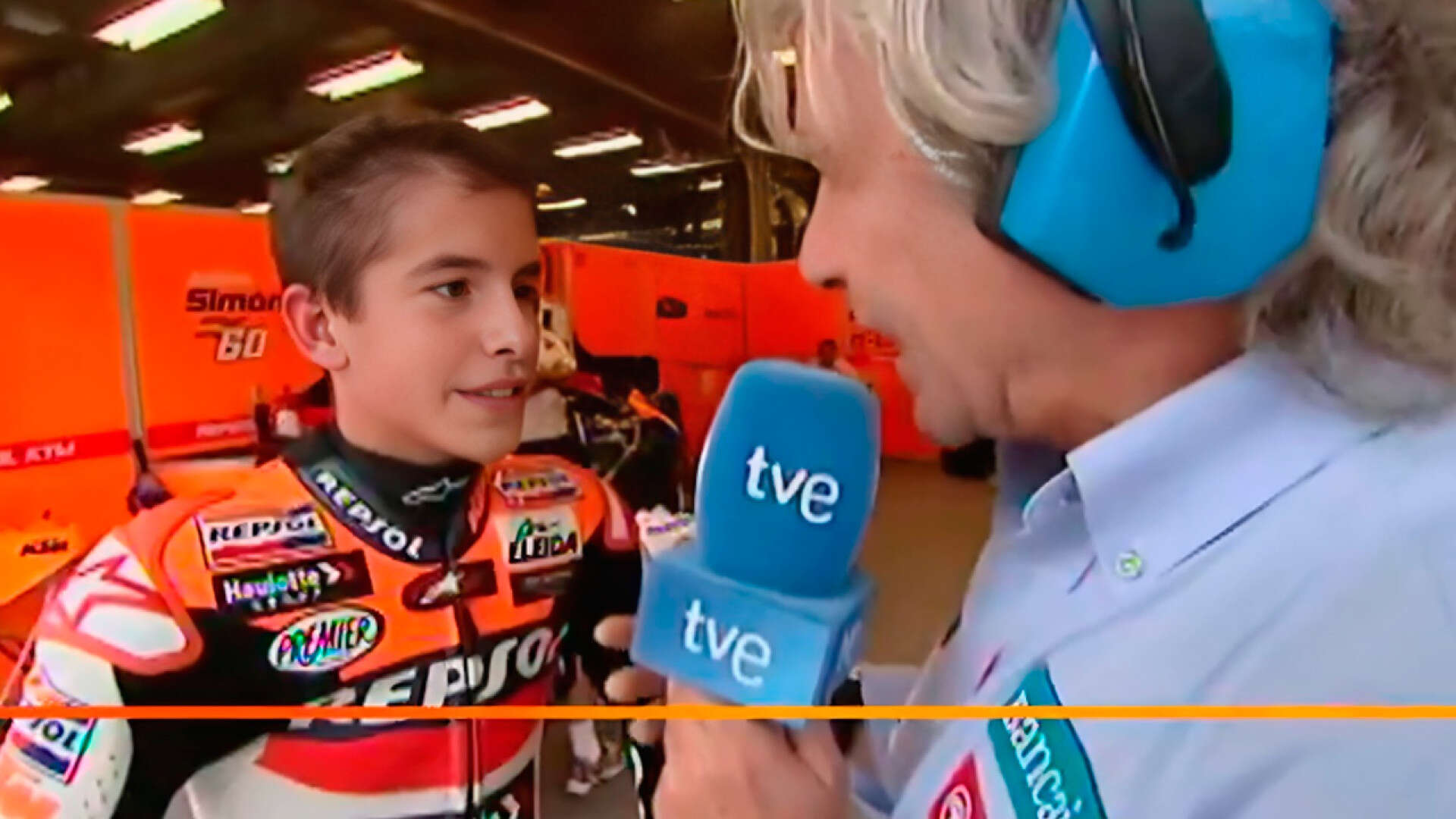 El entrañable recuerdo que rescata RTVE: la entrevista de Ángel Nieto a un Marc Márquez de apenas quince años pilotando 125cc