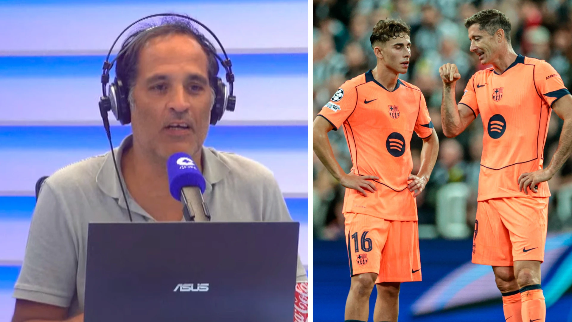 Las sensaciones de David Sánchez con el favoritismo del Barcelona tras su primer partido de Champions: 