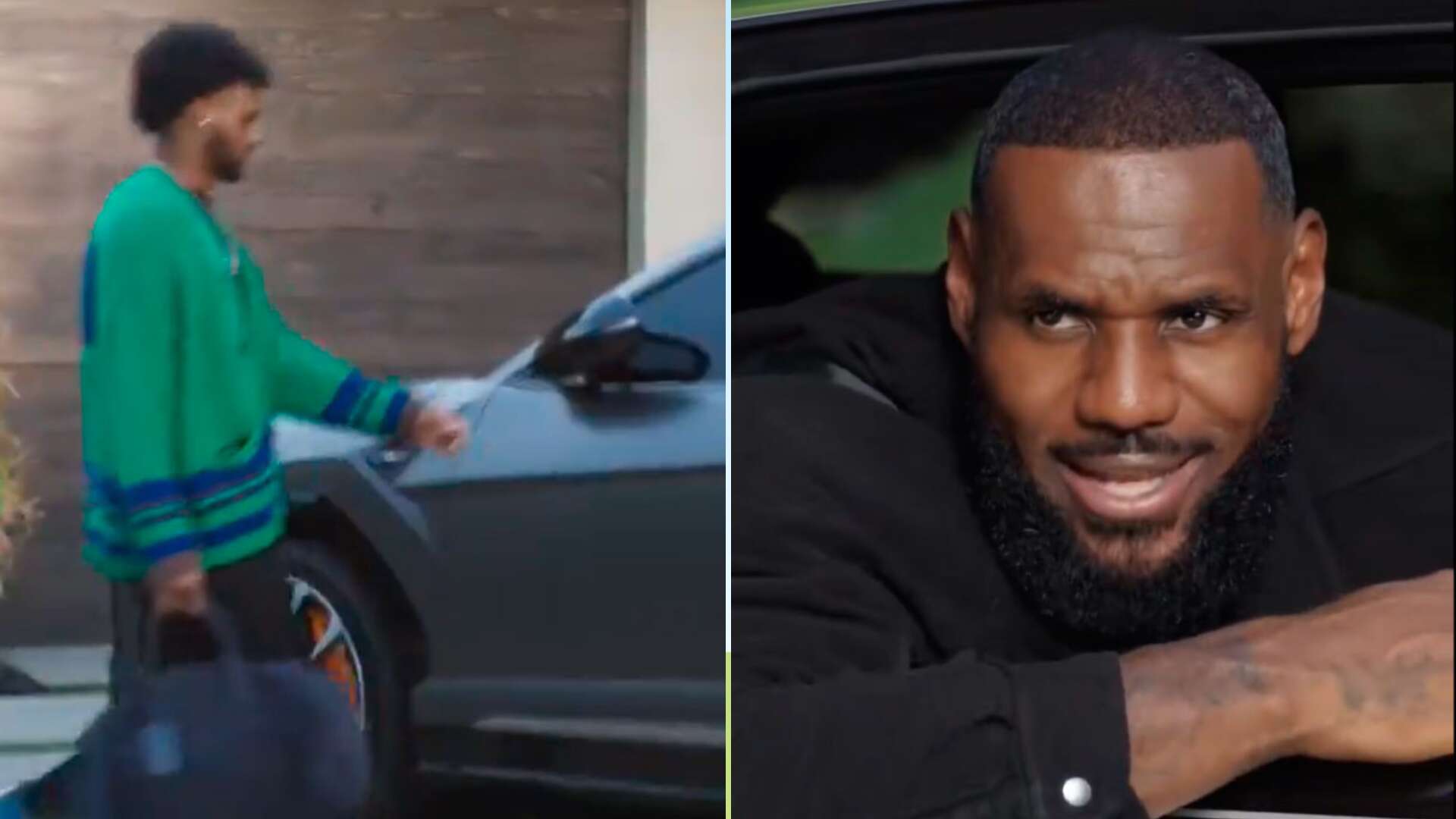 La broma pesada de LeBron James a su hijo Bronnie: 