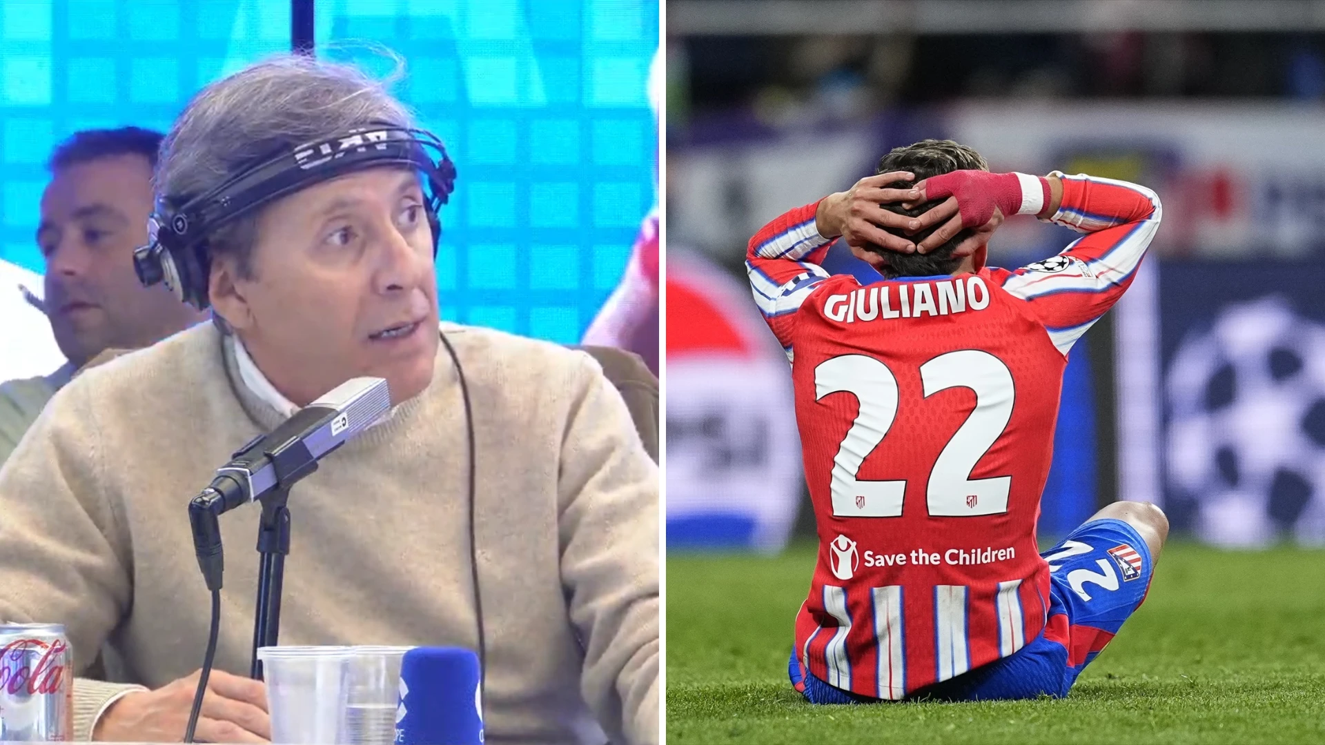 El final alternativo que vio Paco González al Atlético de Madrid - Real Madrid: 