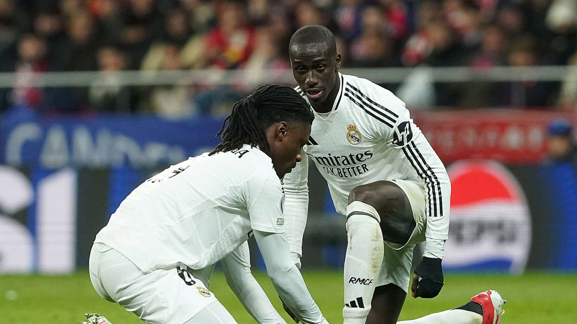 Mendy, un mes de baja tras su lesión en el Metropolitano