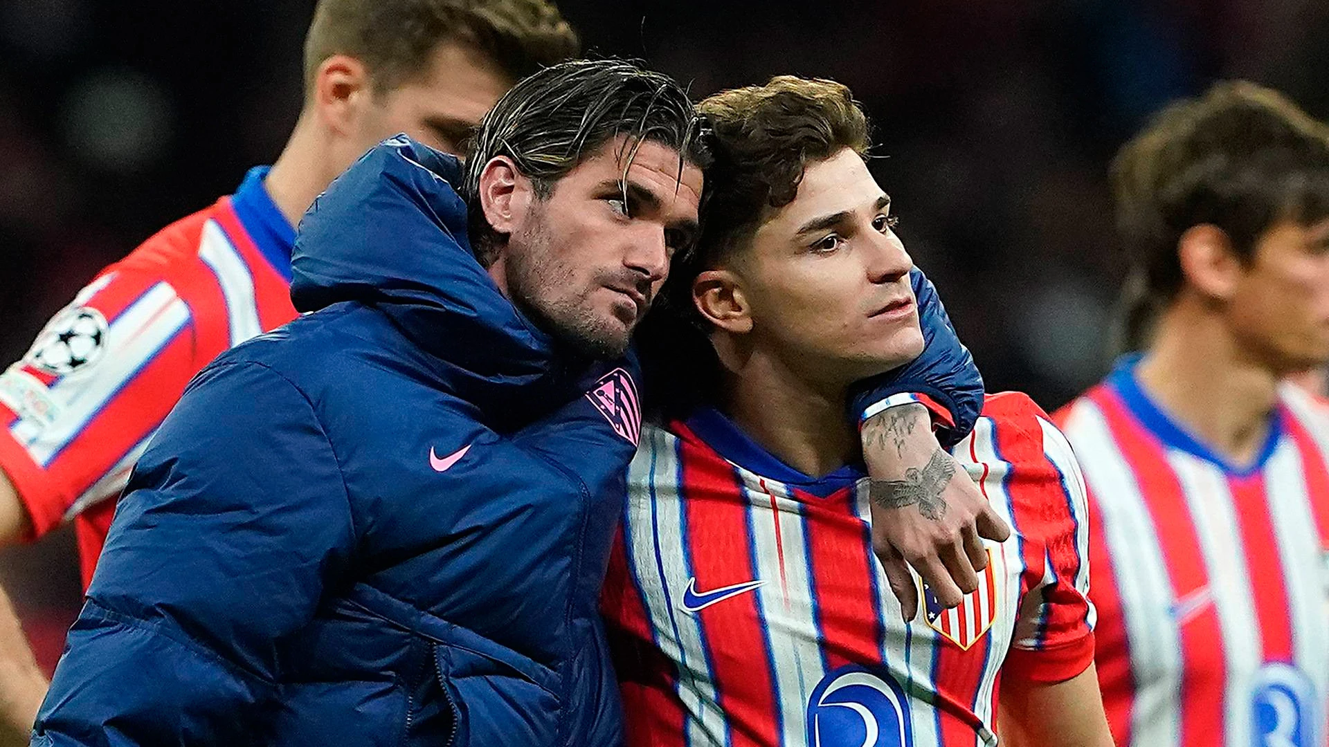 La primera reacción de Julián Álvarez tras la eliminación de la Champions en los penaltis, agradecido a la afición y cordial con el Real Madrid