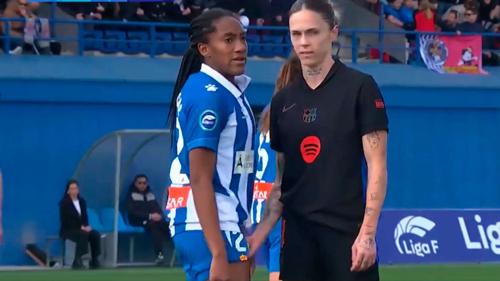 Duro comunicado del Espanyol en defensa de su jugadora Daniela Caracas por lo ocurrido con Mapi León: 