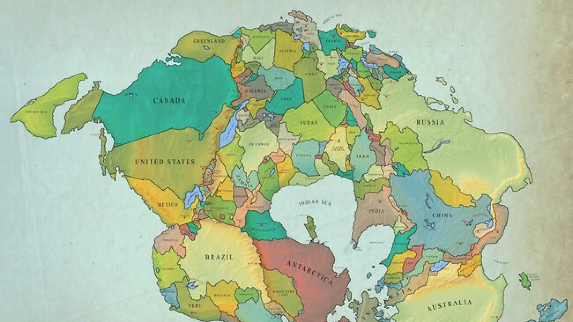 Un mapa muestra cómo será el mundo dentro de 250 millones de años: la razón por la que España tendría mucha suerte y podría seguir existiendo
