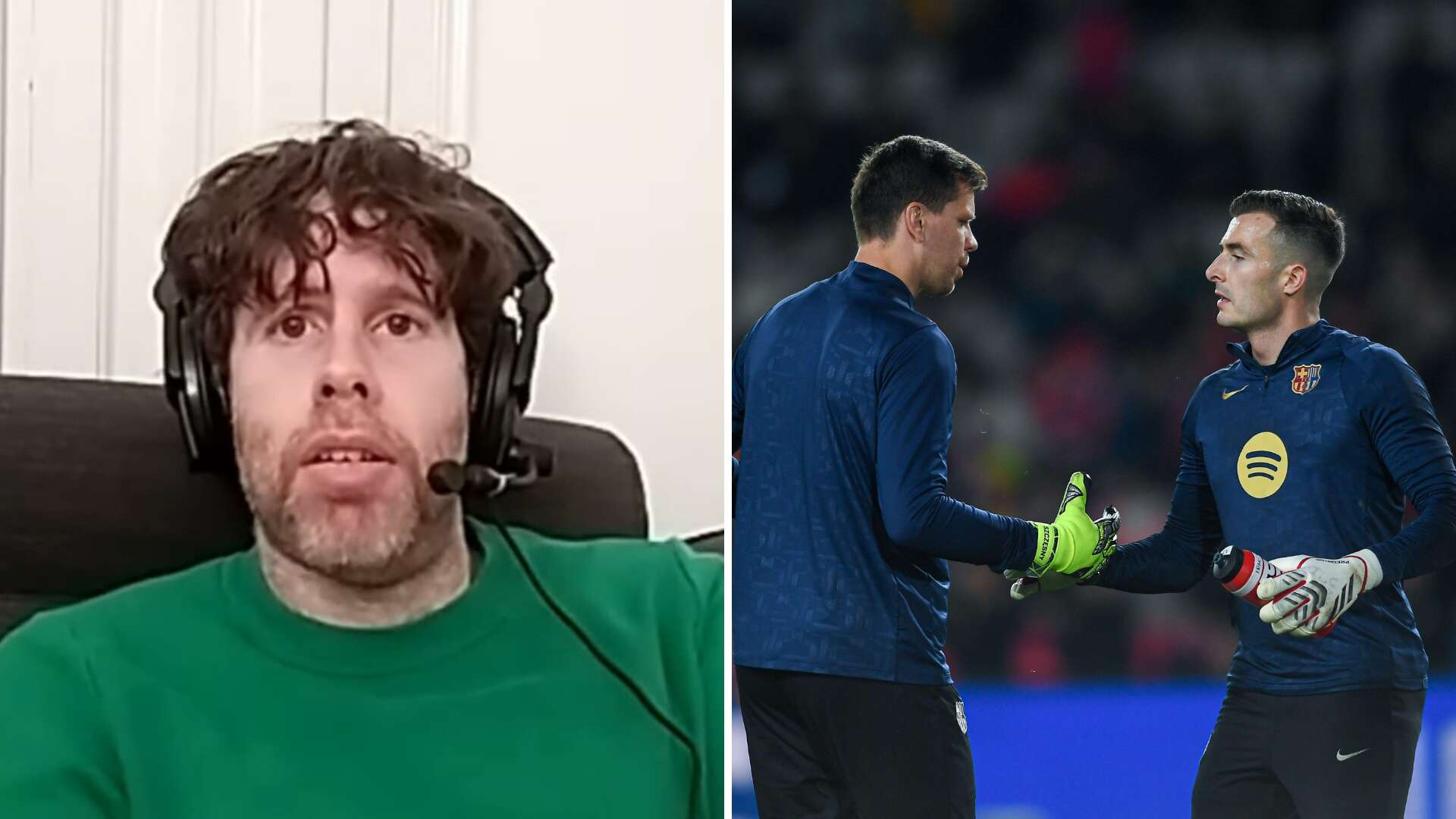 Dani Senabre habla claro de la polémica entre Iñaki Peña y Szczesny en la portería del Barça: 