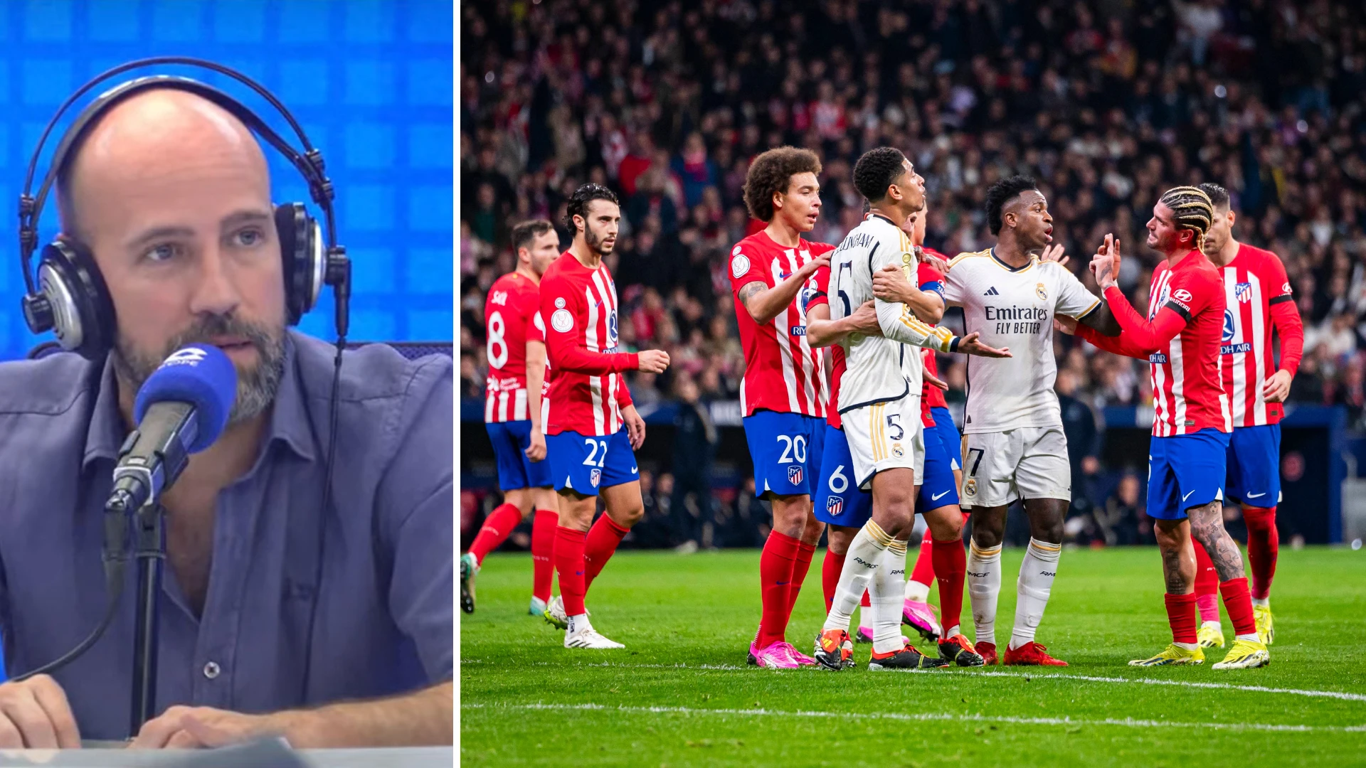 Las sensaciones de Gonzalo Miró, comentarista del Atlético en COPE, antes del derbi ante el Real Madrid: 