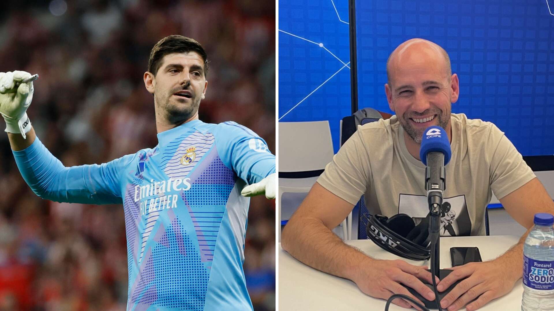 Gonzalo Miró compara la actitud de Courtois en el derbi con Piqué: 