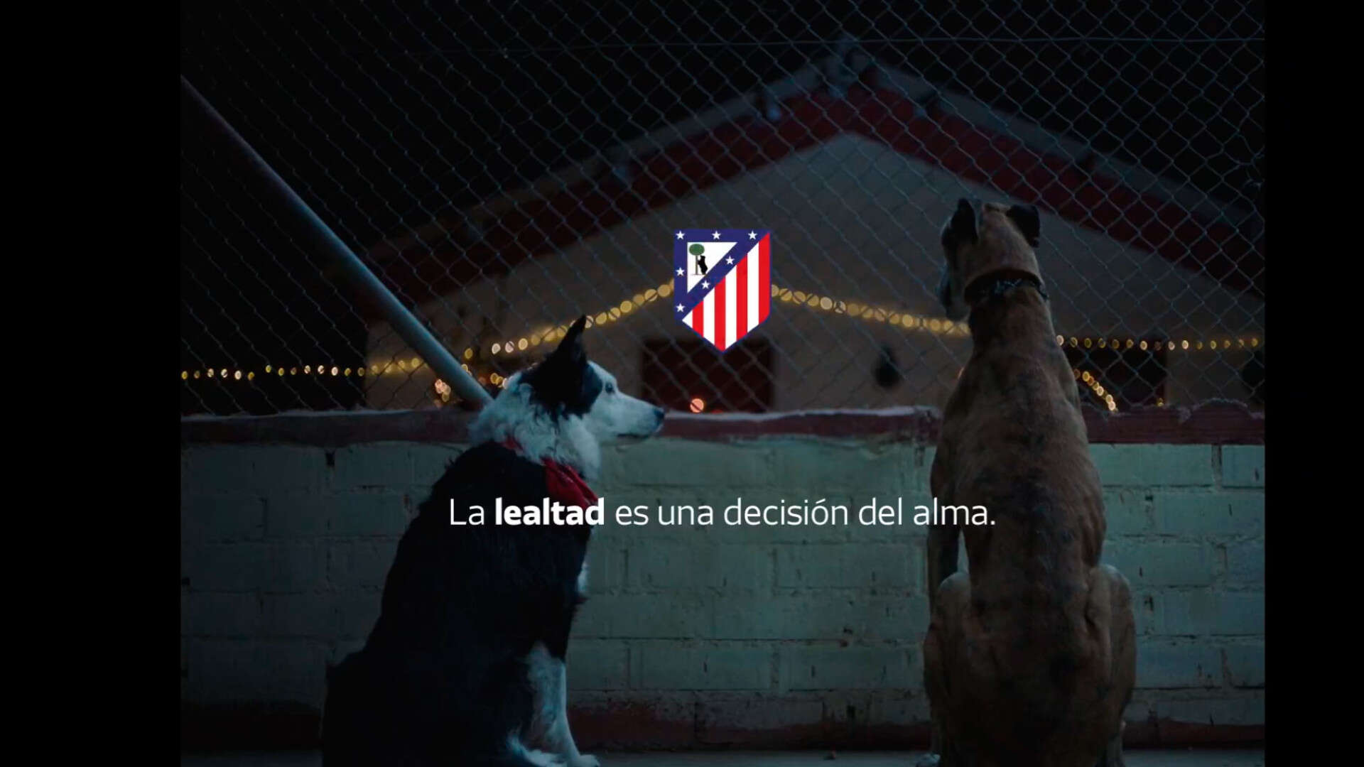 El emotivo y reivindicativo vídeo que utiliza el Atlético de Madrid para felicitar la Navidad: Comandante y Cartón