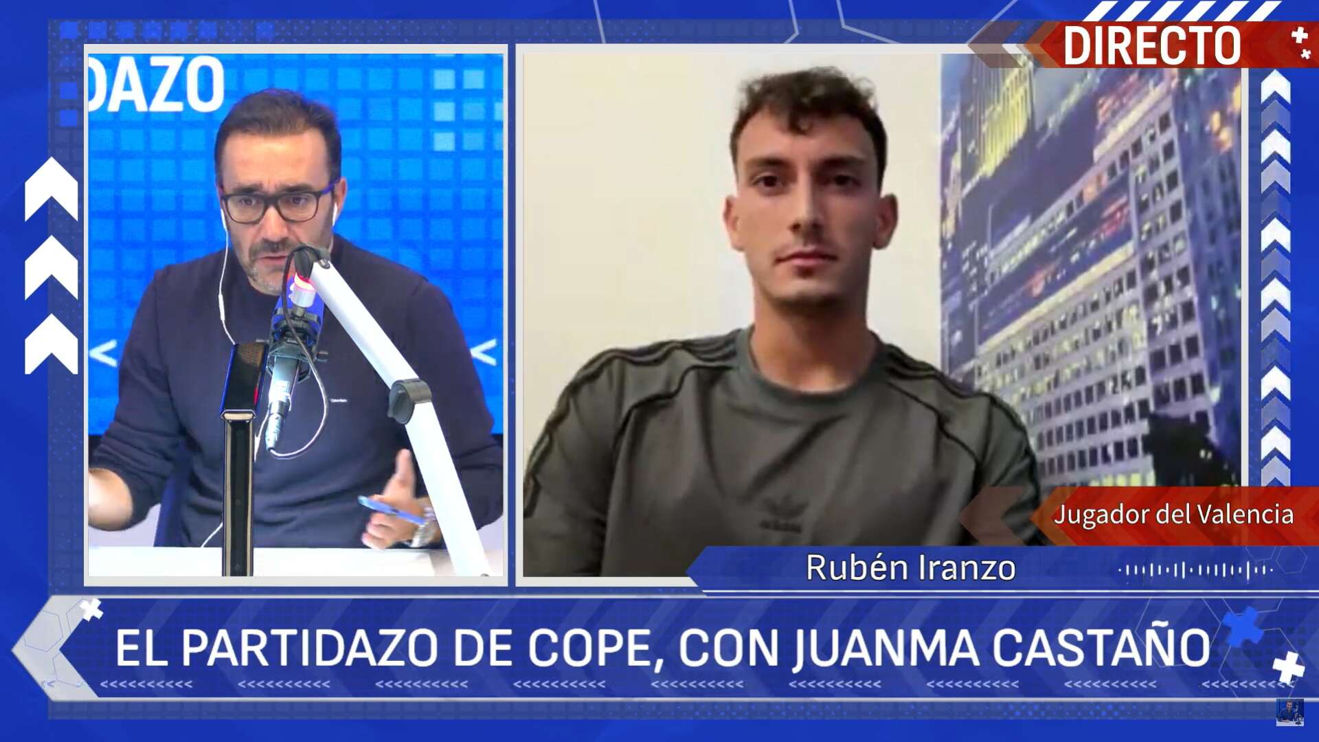 Rubén Iranzo, canterano del Valencia, COPE: 