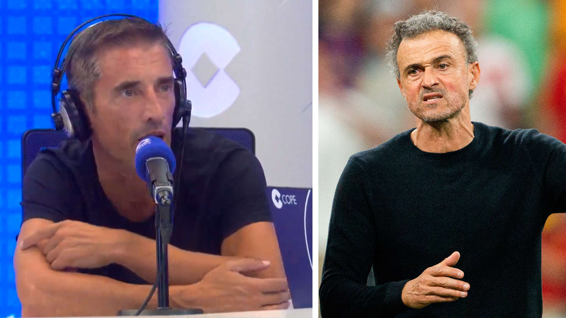 Joseba Larrañaga escucha la condición que Luis Enrique puso para ser seleccionador y le señala: 