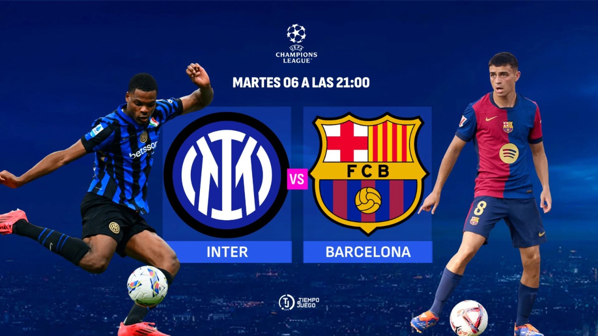 Sigue en directo Tiempo de Juego este martes desde las 19:00h con el Inter-Barcelona y el quinto partido de la Euroliga entre Mónaco y Barça