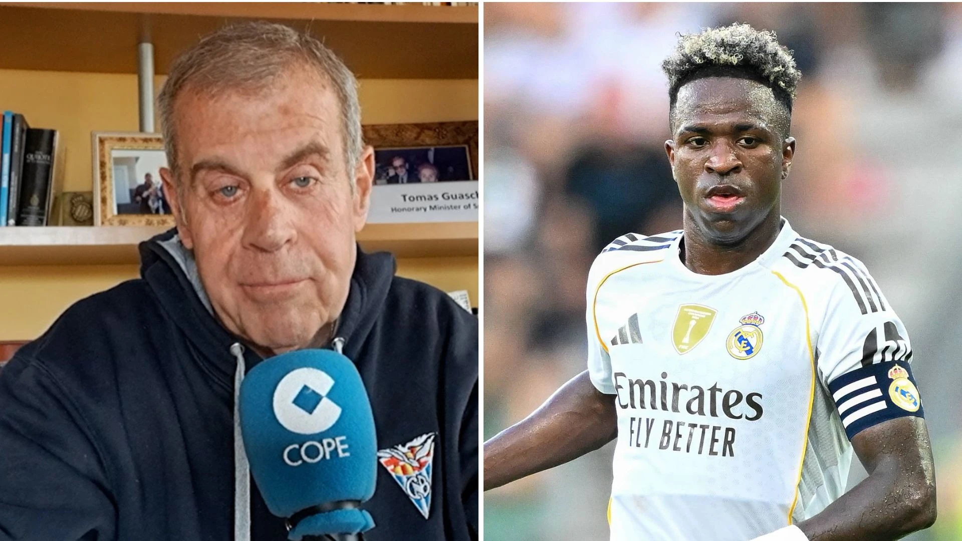 Tomás Guasch deja claro cuál va a ser el papel de Vinicius en el Real Madrid tras jugar ante el Tirol: 