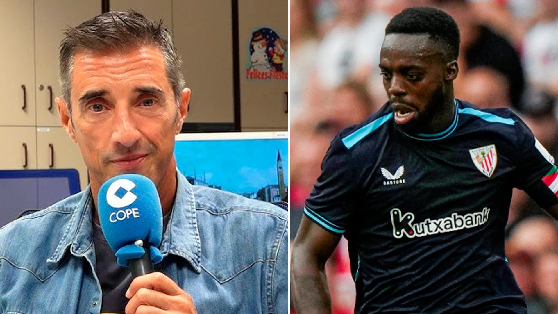 Joseba Larrañaga corrige a Iñaki Williams en defensa de su hermano: 