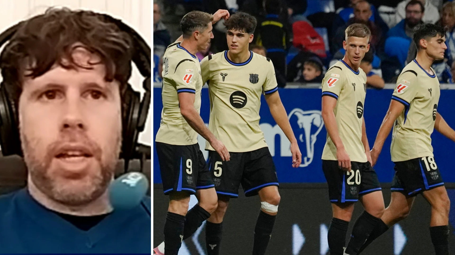 Dani Senabre, comentarista de Tiempo de Juego, sobre el jugador que queda señalado en el Oviedo - Barcelona: 