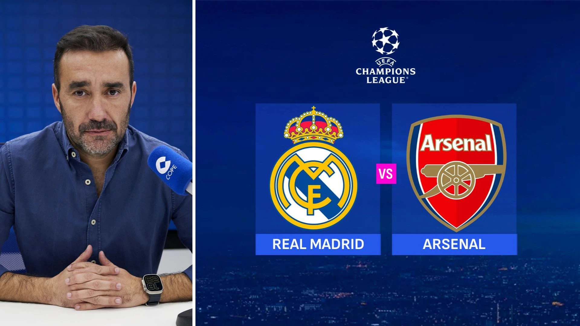 ¿Cree Juanma Castaño en la remontada del Real Madrid al Arsenal?: 