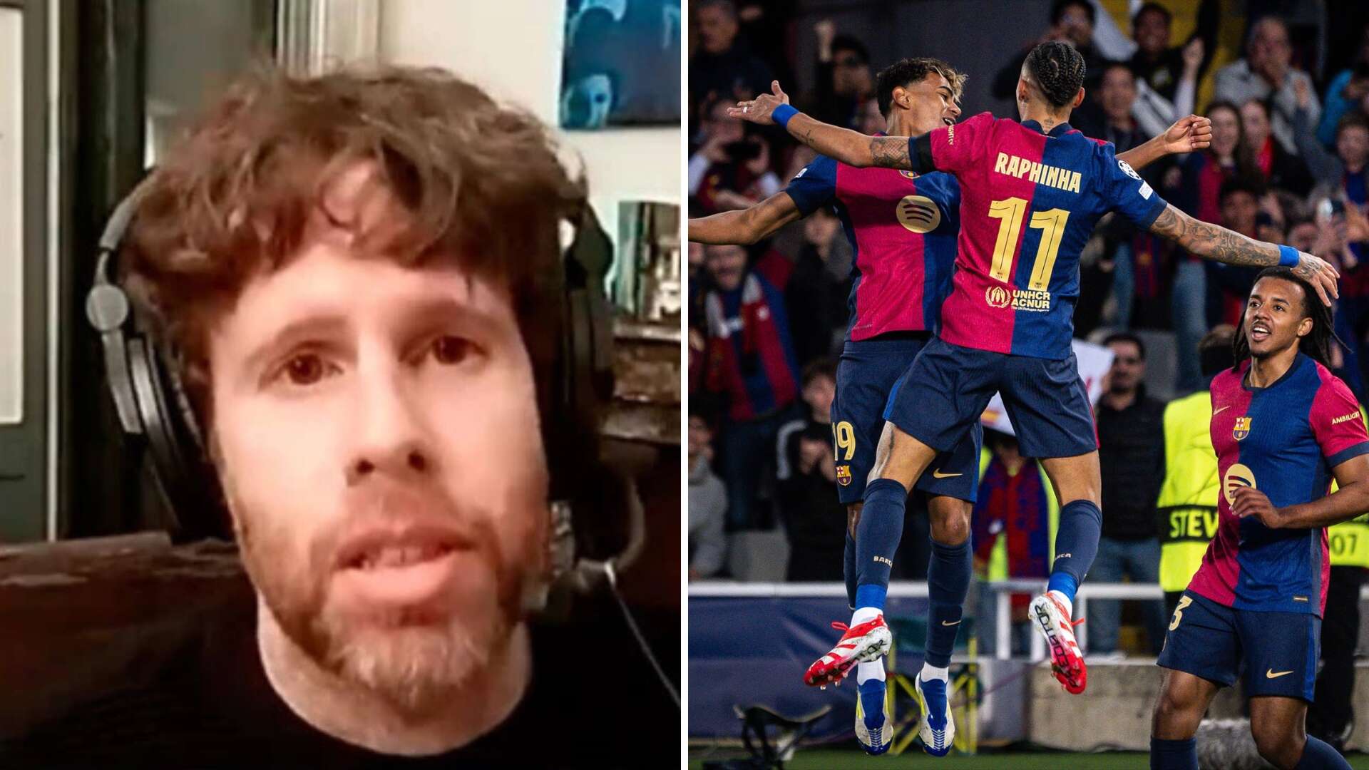 La reflexión de Dani Senabre al escuchar que el Barça sueña con el triplete de Liga, Copa y Champions: 