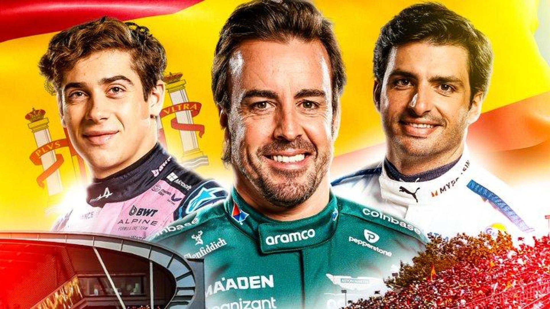 El polémico cartel anunciador del Gran Premio de España incluye a Colapinto