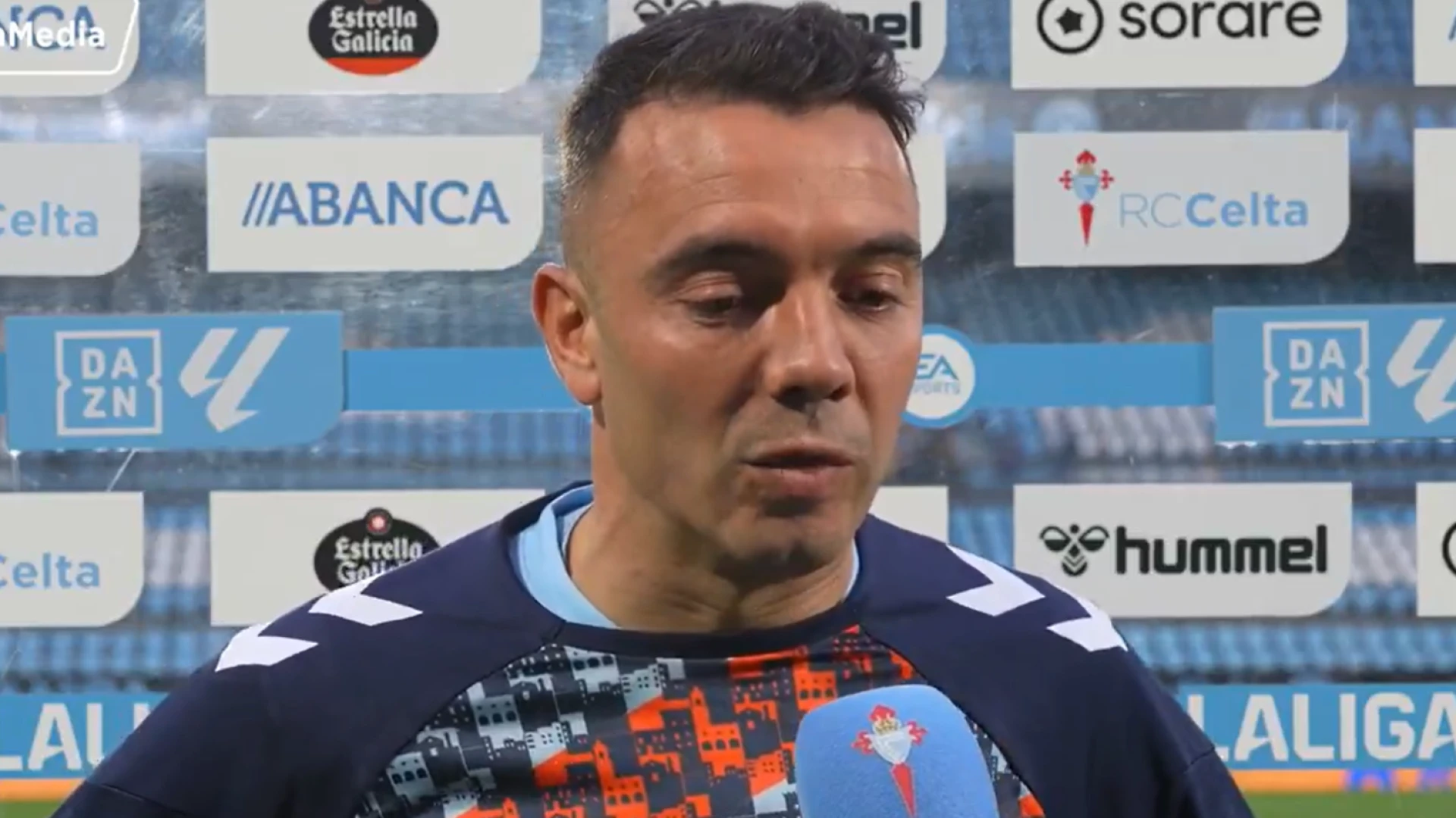 El palo de Aspas al juego del Espanyol: 