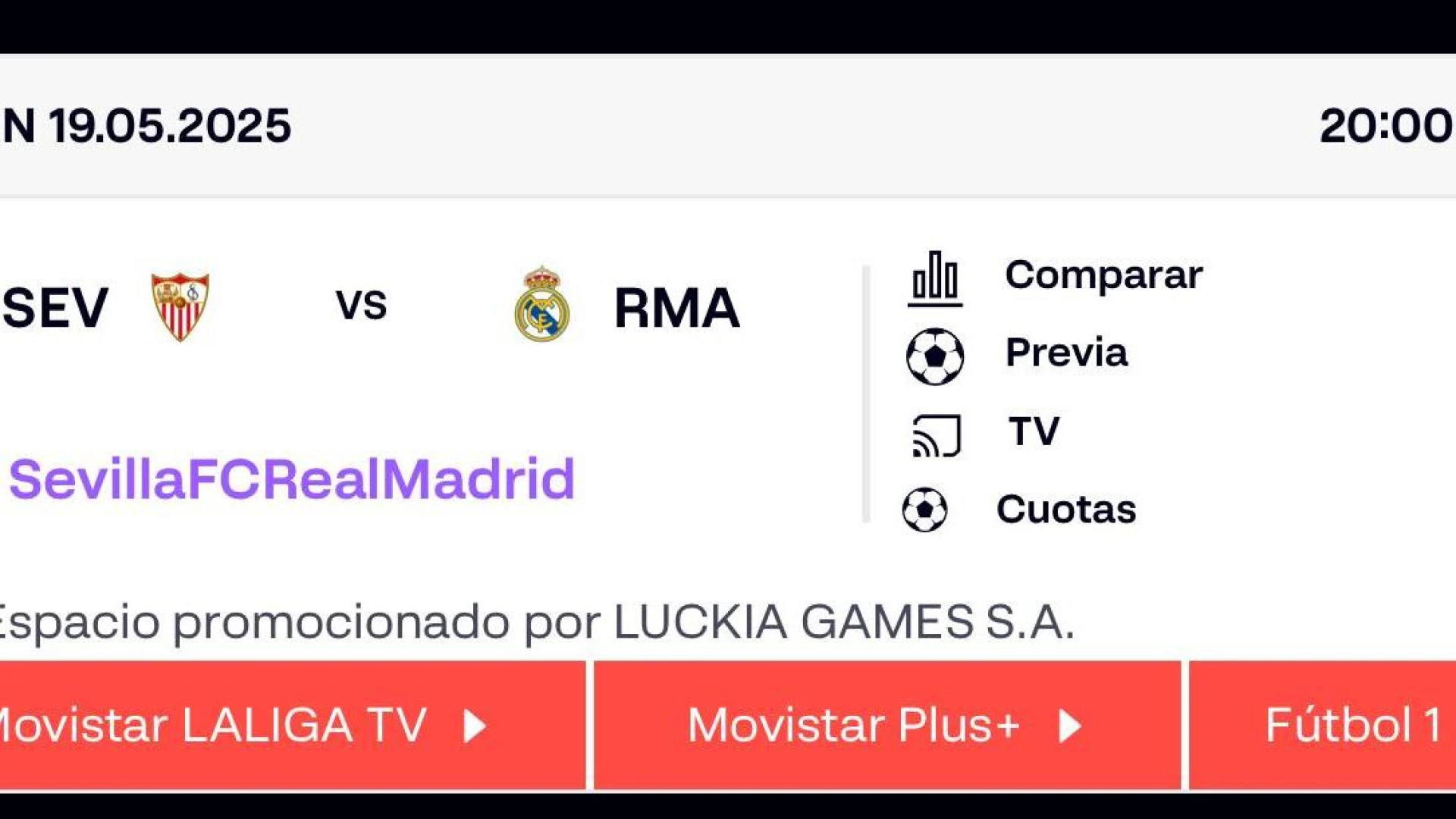 LaLiga manda al lunes el Sevilla-Real Madrid a poco más de 50 horas de jugarse