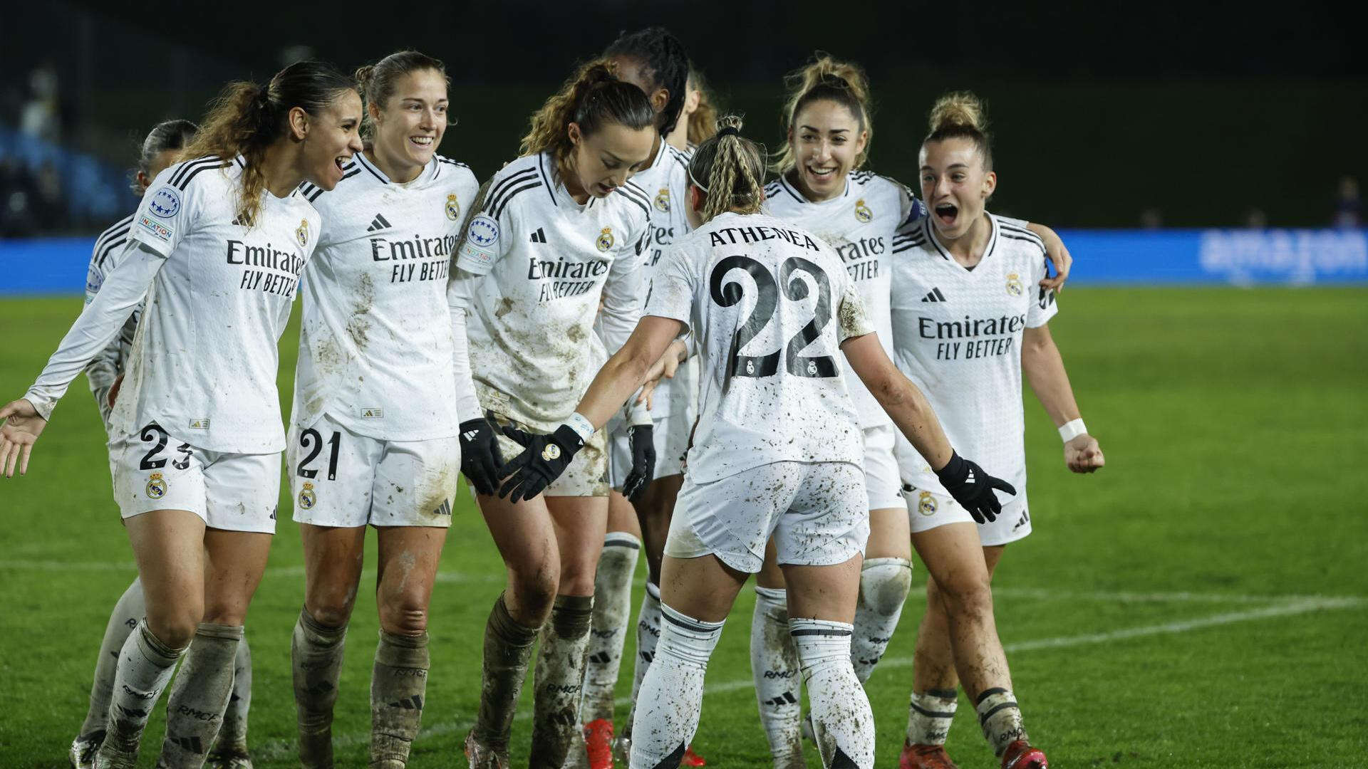 Linda Caicedo y Athenea del Castillo acercan al Real Madrid a las semifinales