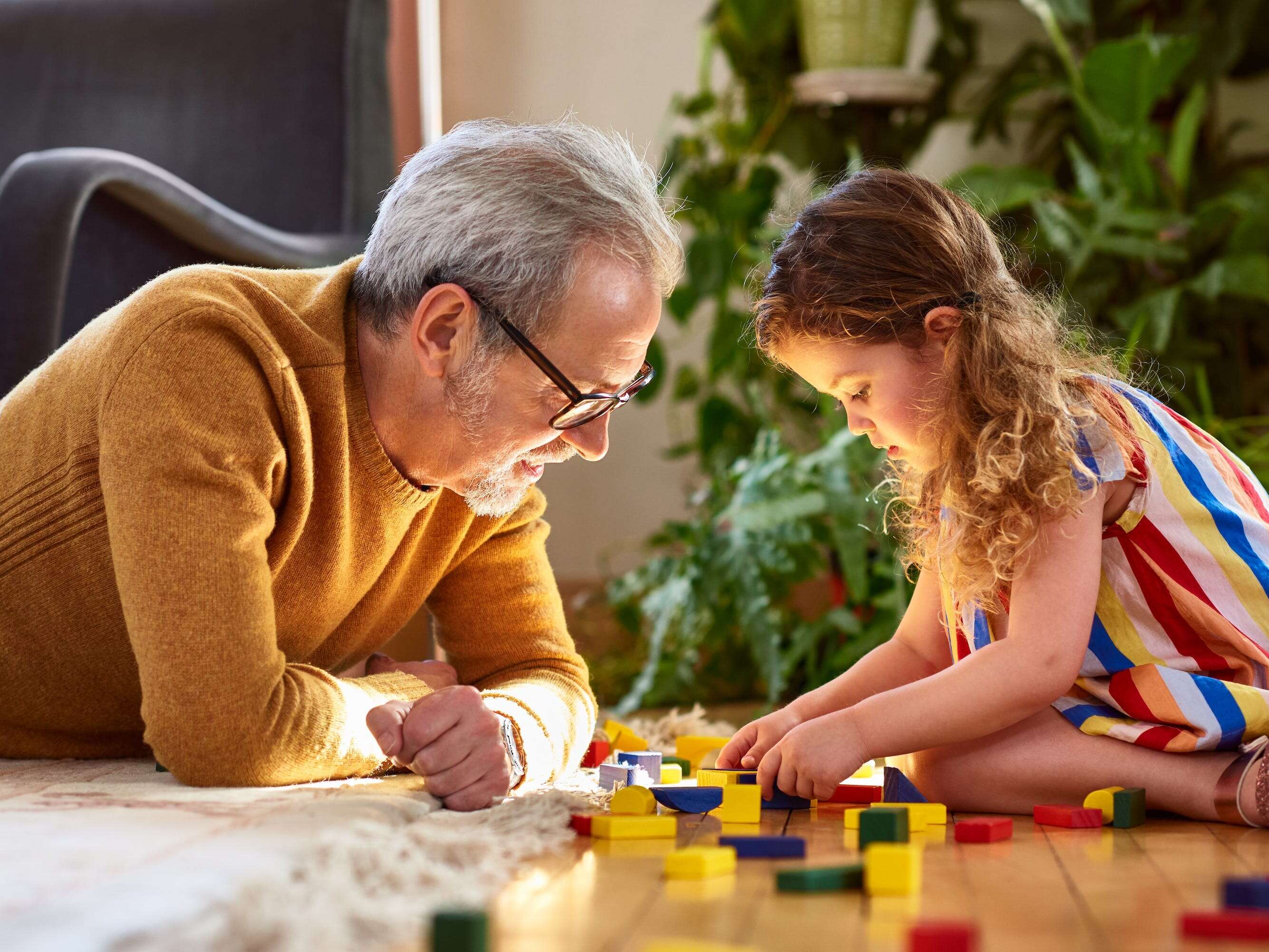 We live right next to my parents. They babysit for free and I love how close my kids are to their grandparents.