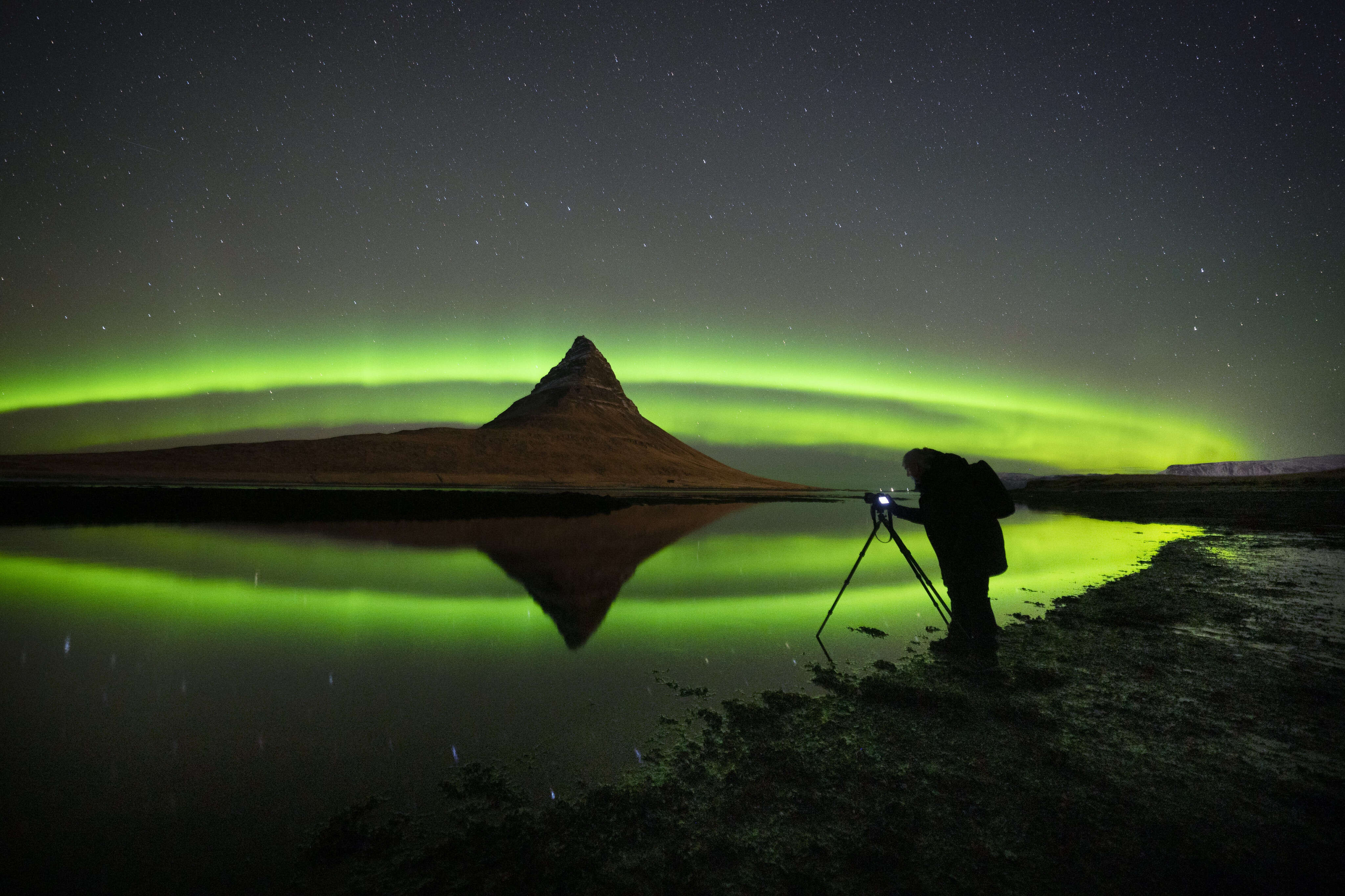 I spent $170 on 4 failed tours to see the northern lights and then finally saw them while waiting at a bus stop