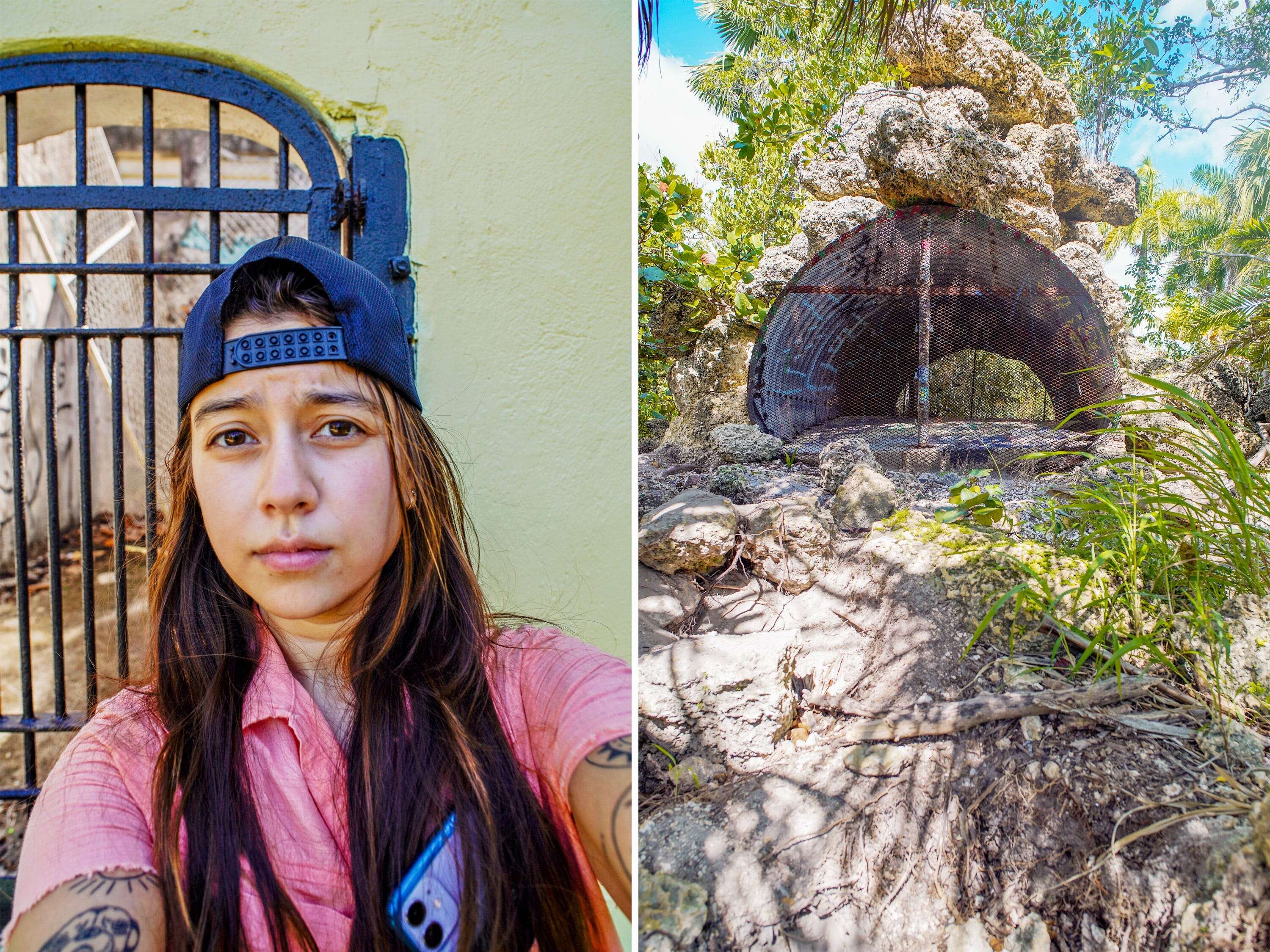 I explored the ruins of an abandoned zoo on the coast of Florida, and it was completely overrun by nature