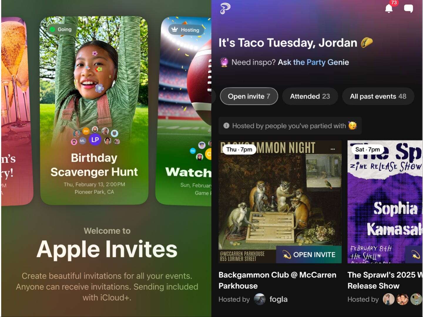 Apple's new party-planning app gets a frosty reception from the competition