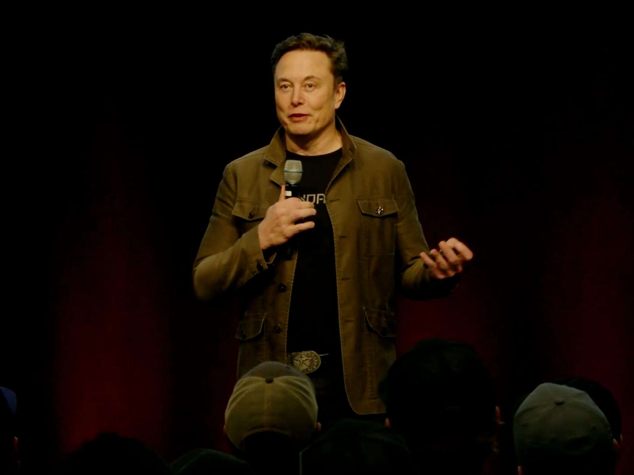 Elon Musk says the Tesla protesters vandalizing cars should 'stop being psycho'