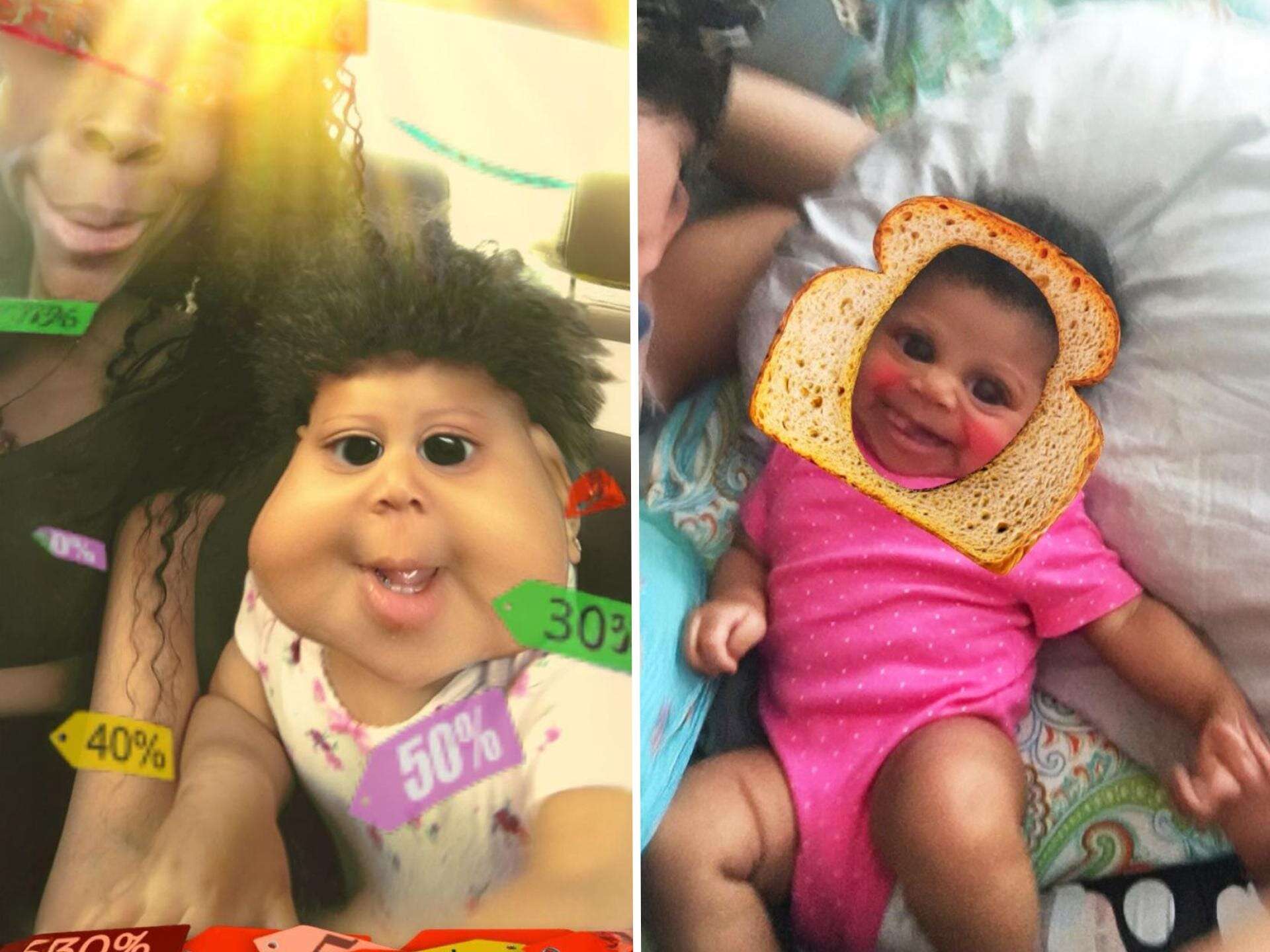 My only parenting regret is using funny filters on most of my daughter's baby photos