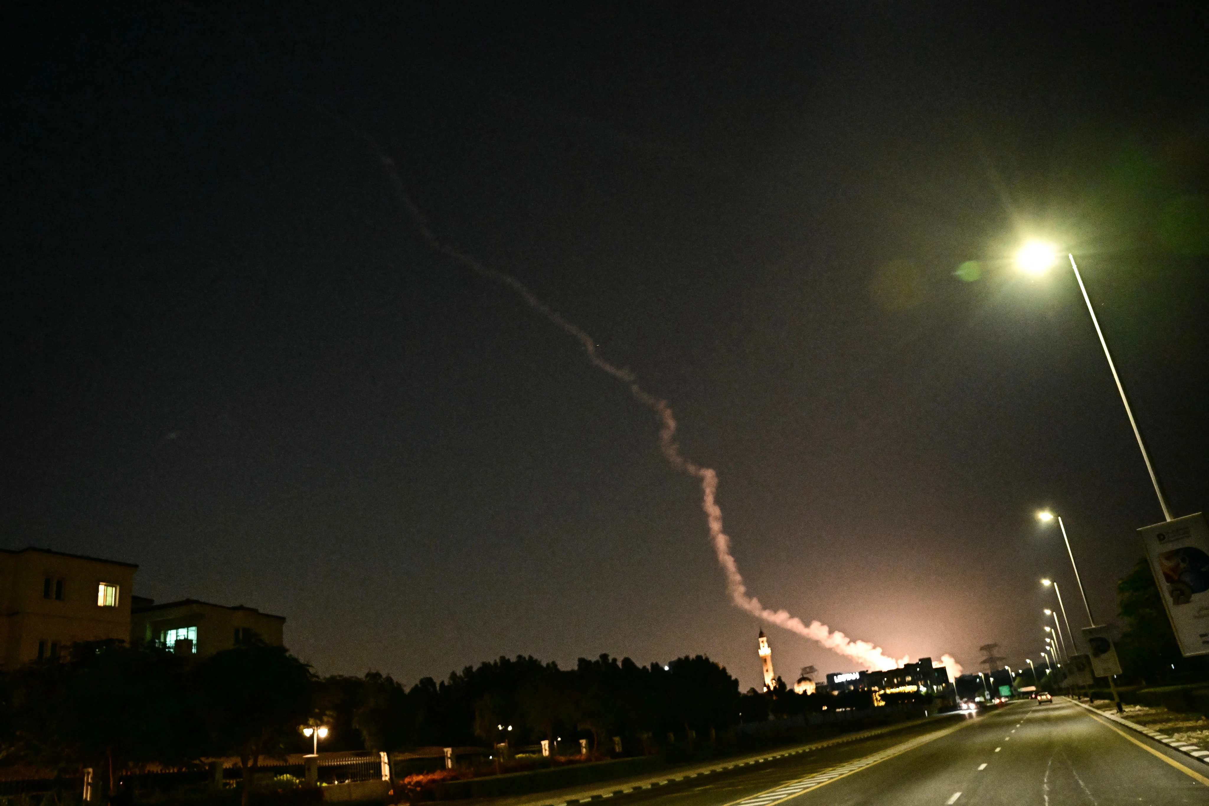 Debris from an intercepted missile struck Oracle's Dubai office days after Iran threatened US companies in the region