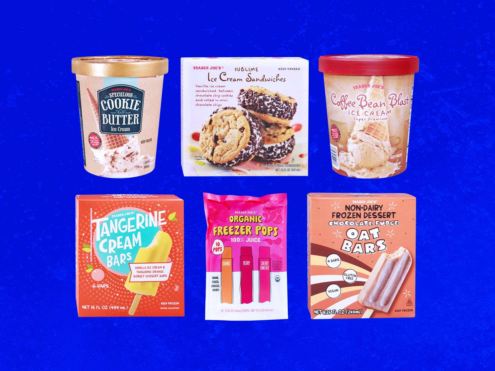 I tried 18 of Trader Joe's ice creams and frozen desserts, and I'd buy almost all of them again