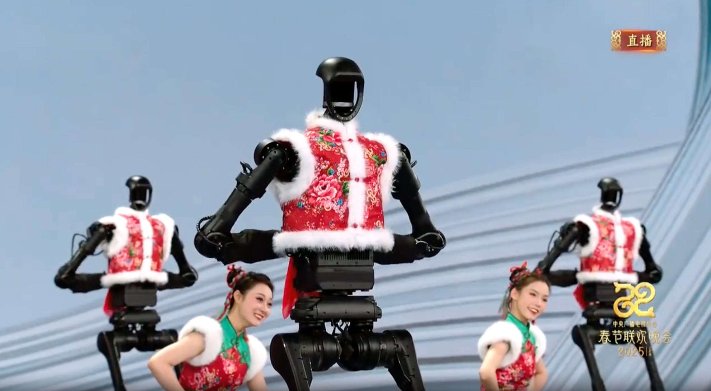 China's spring festival celebration featured a fleet of dancing robots that flexed the country's advancements in robotics