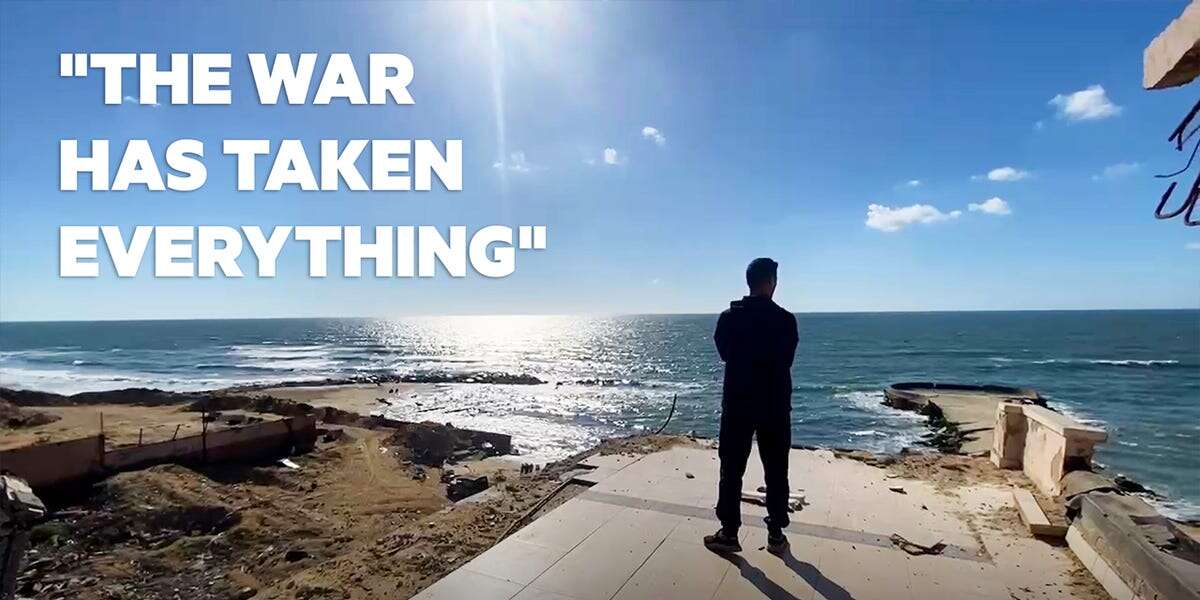 Then and now: 4 Gazans show how war has torn their coastline apart 