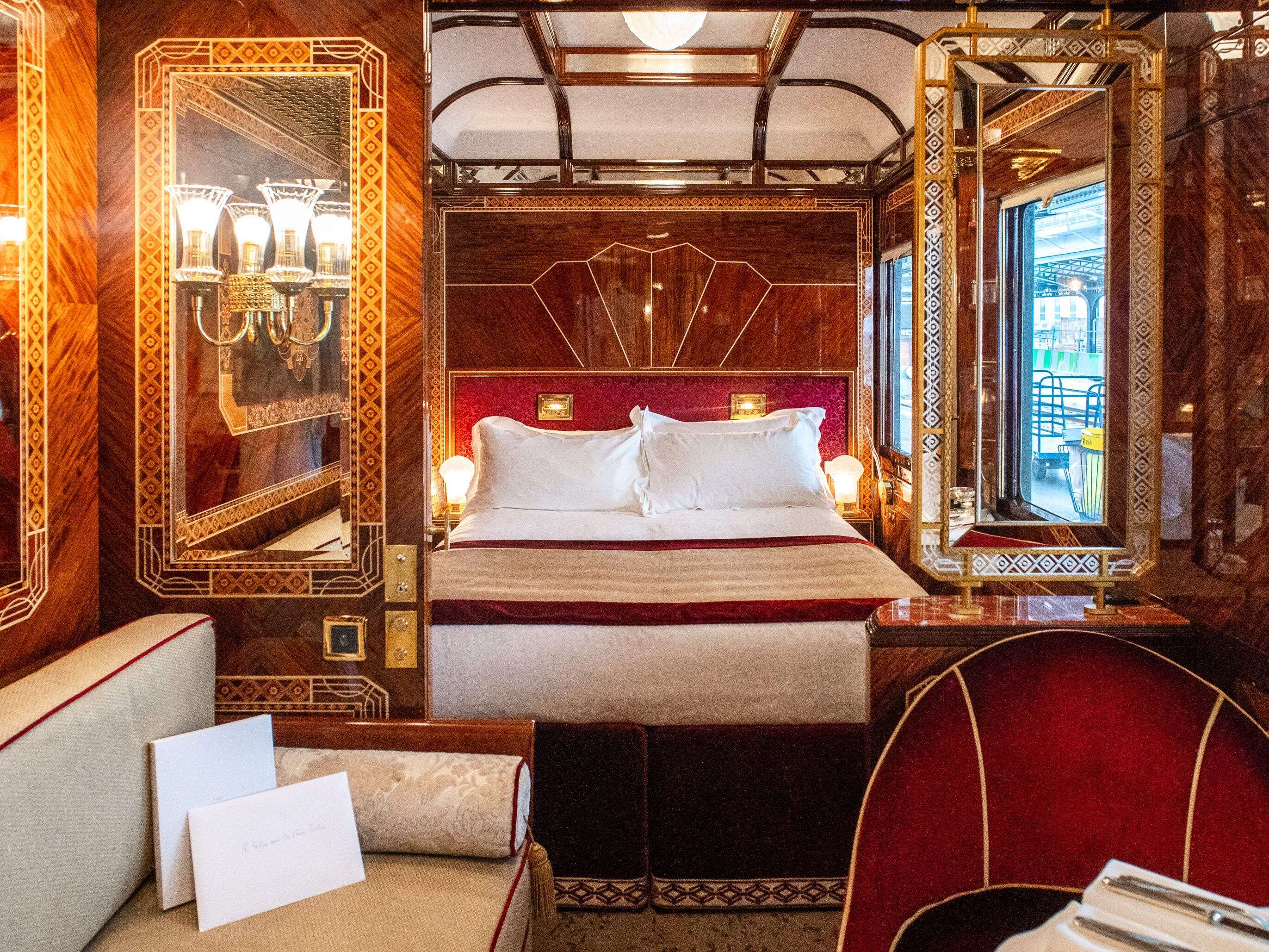 Ultrawealthy train travelers are paying over $30,000 for one night in a Venice Simplon-Orient-Express grand suite