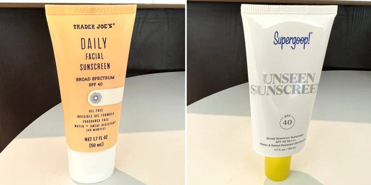 I put Trader Joe's $9 and Supergoop's $38 'invisible' sunscreen to the test, and I've already repurchased the dupe
