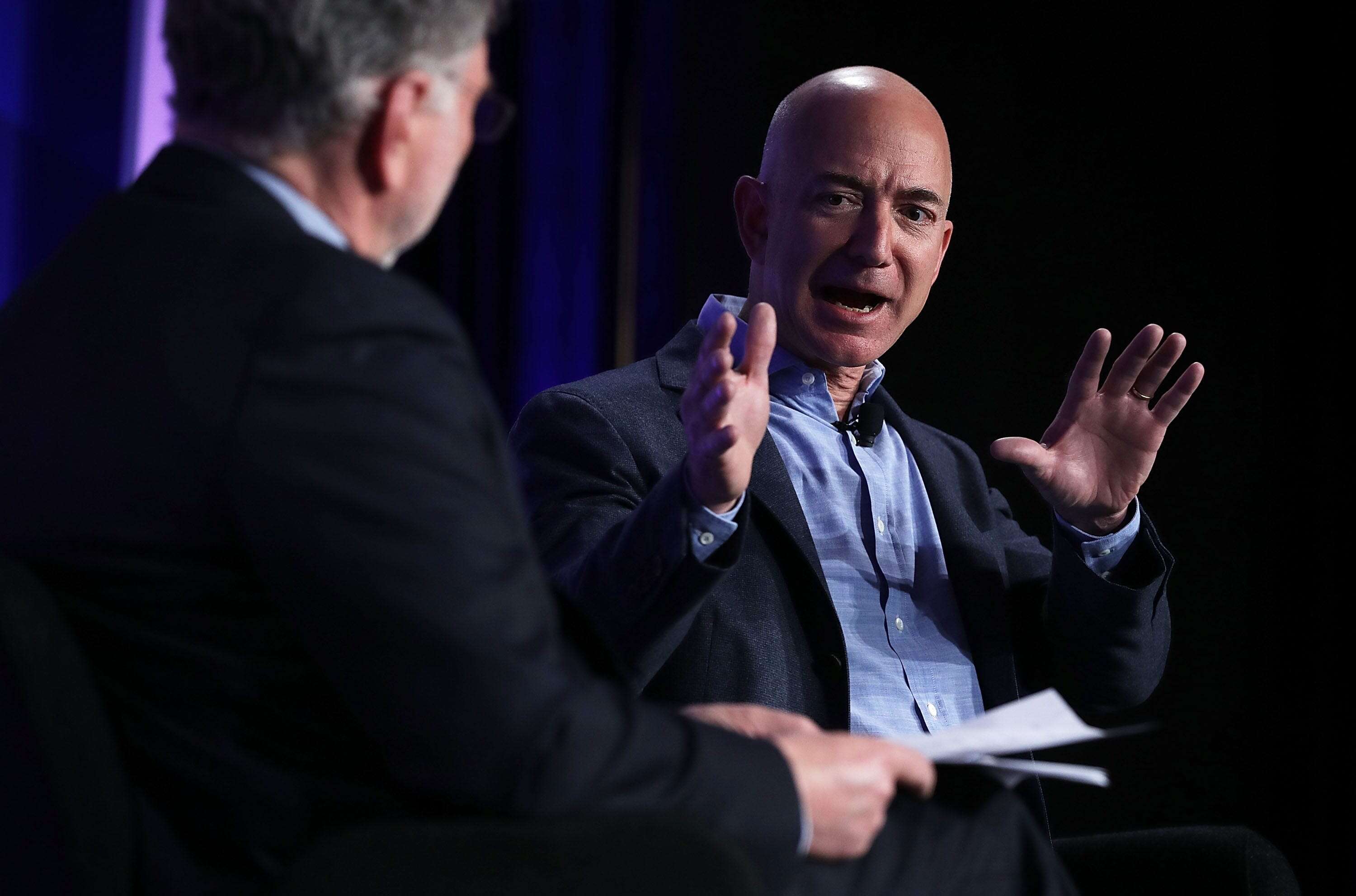 Amazon employees speak out about Jeff Bezos's WaPo decision, with some supporting his call, leaked messages show