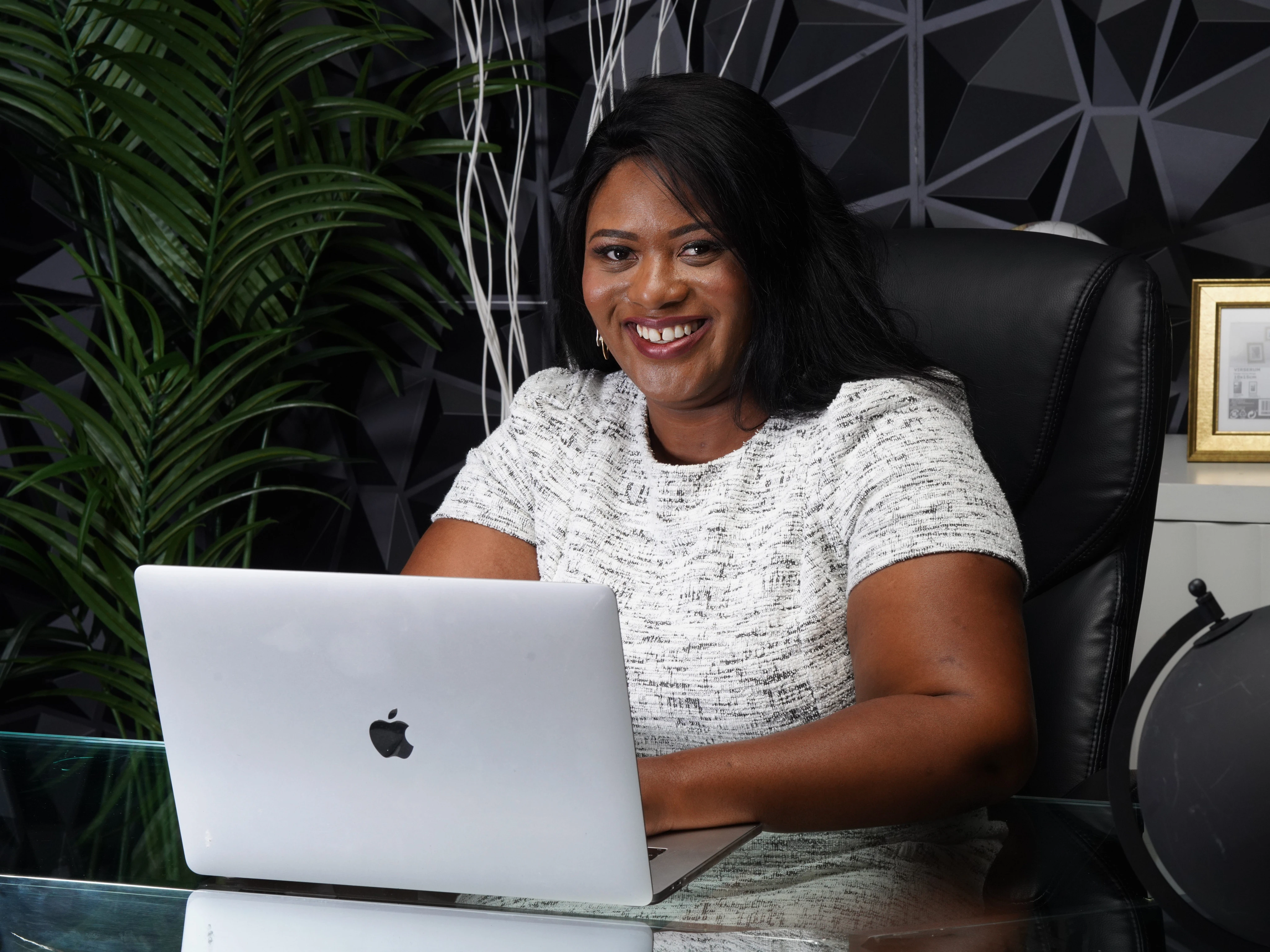 I earned my master's from Full Sail University. I thought the online program would be easy, but then I got pregnant.