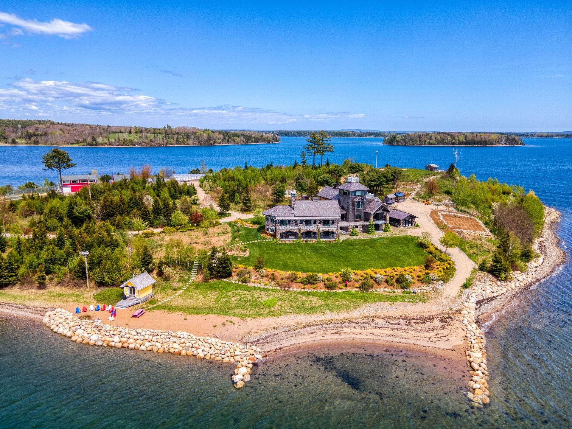 A self-sustaining private island in Canada that can only be reached by boat or helicopter is for sale