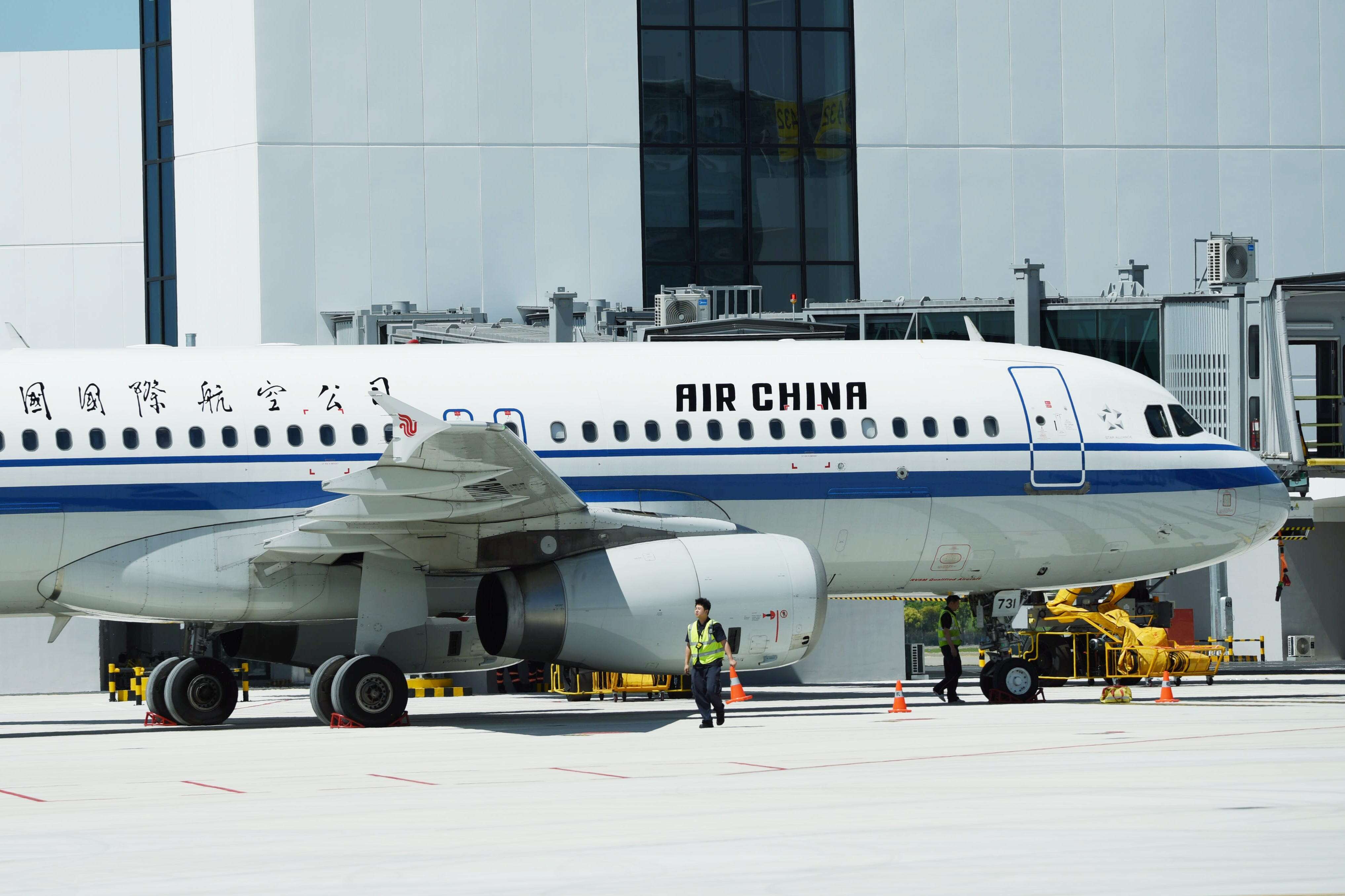 A first-time flyer in China opened an emergency exit after mistaking it for the bathroom door, local media reported